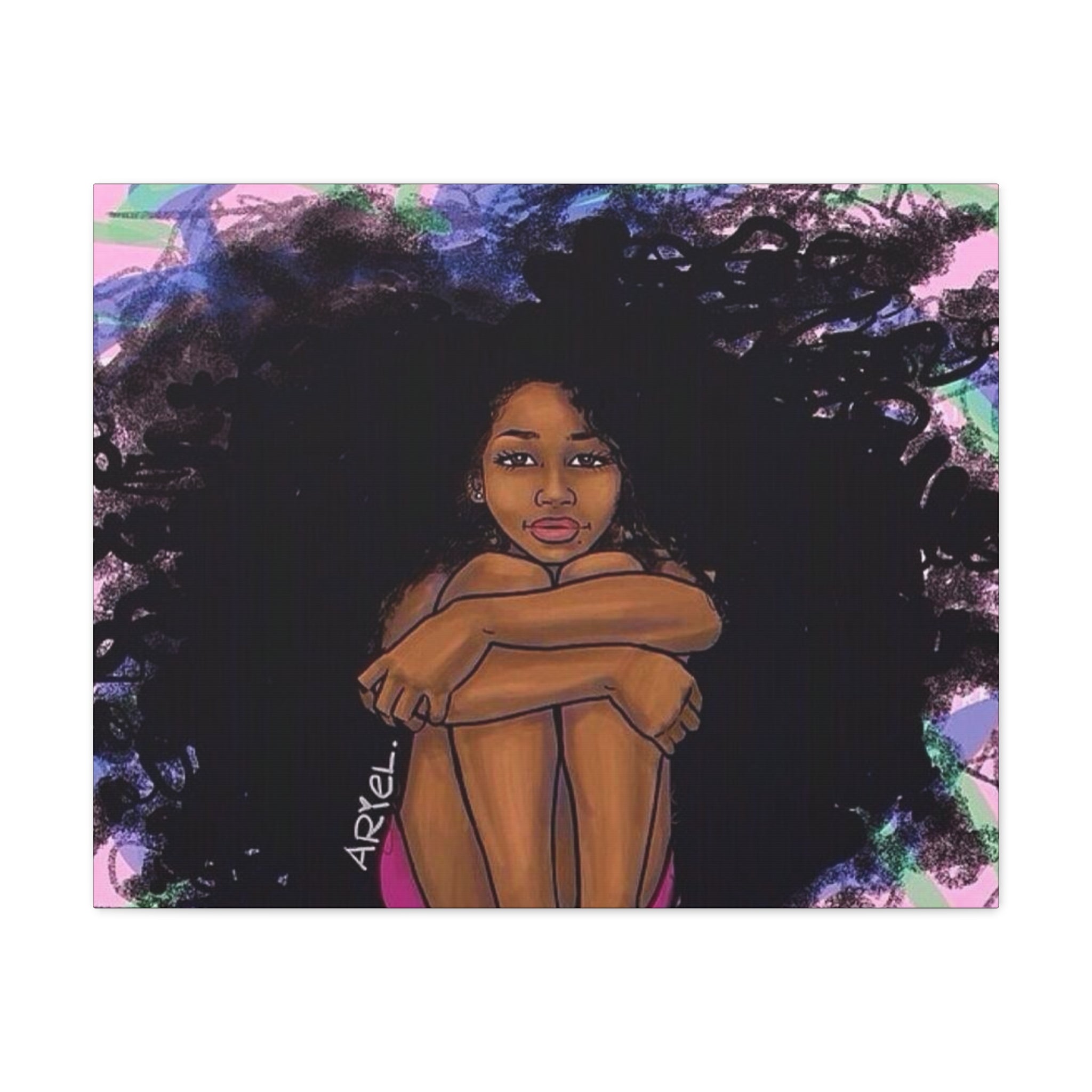 Brown Girl Matte Canvas, Stretched, 1.25"