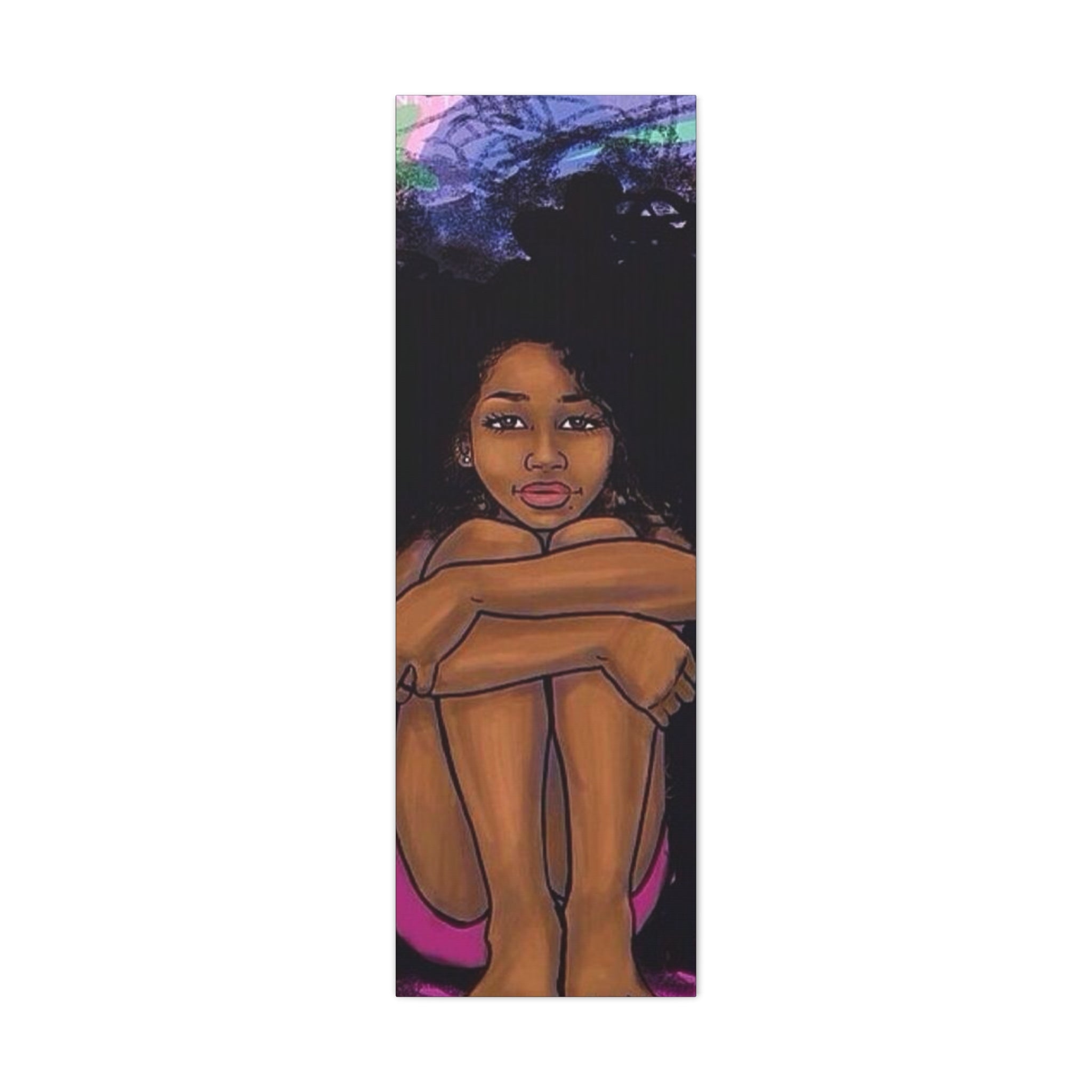 Brown Girl Matte Canvas, Stretched, 1.25"