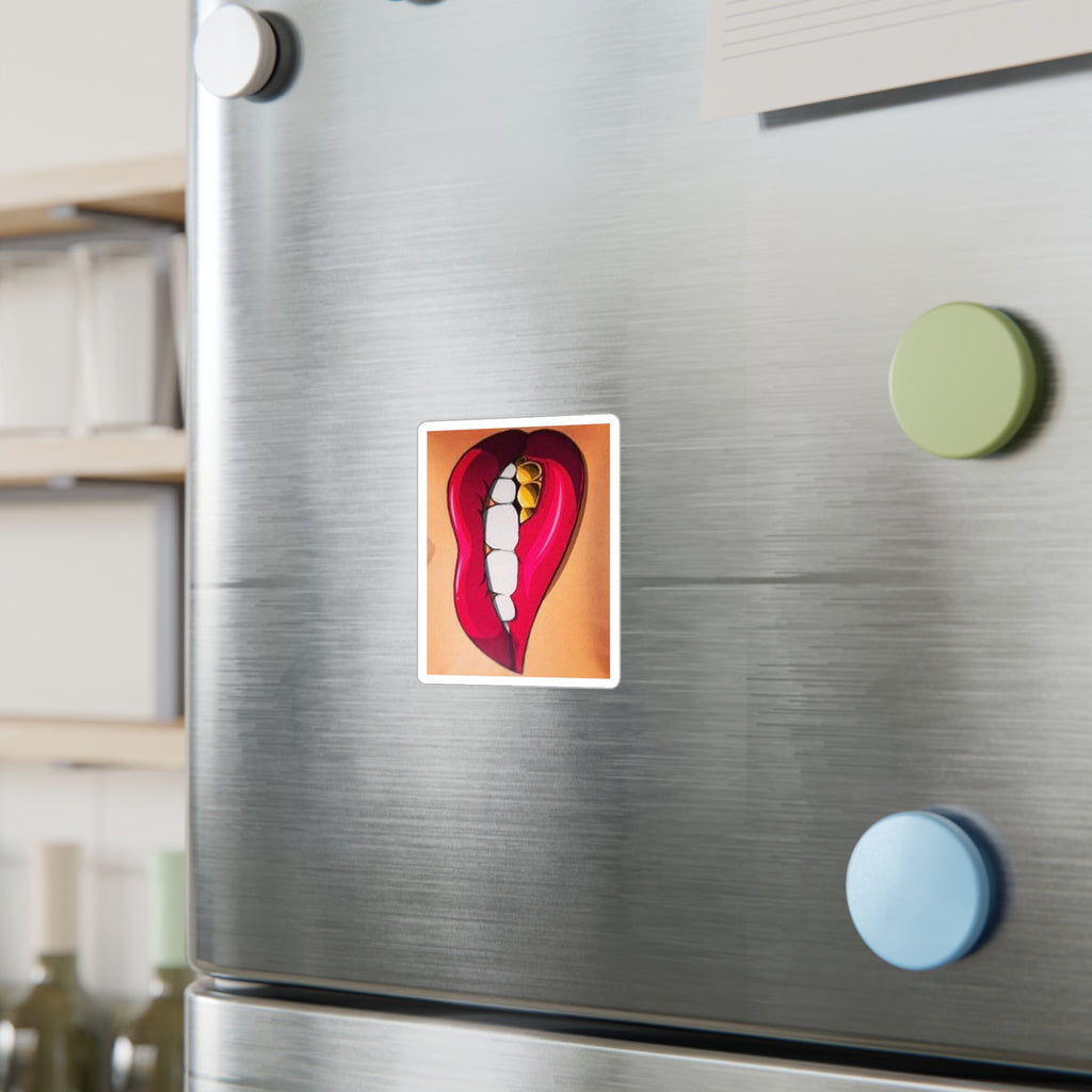 Bold Lip Vinyl Decals for Home Decor