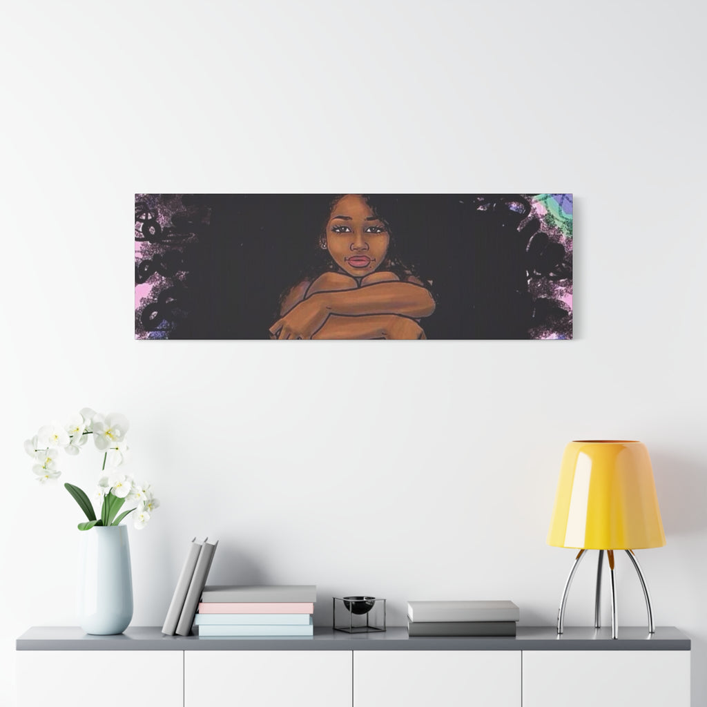 Brown Girl Matte Canvas, Stretched, 1.25"