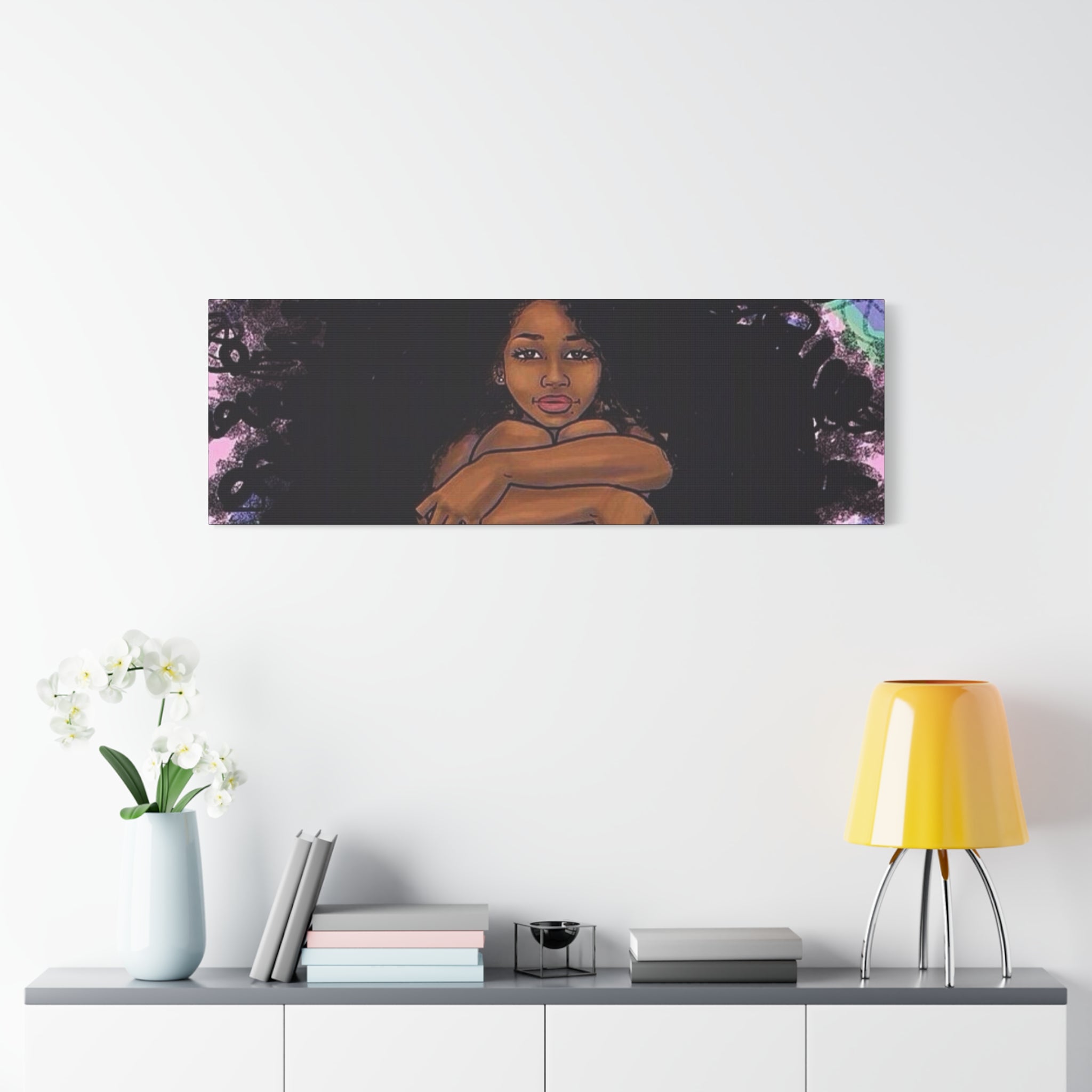 Brown Girl Matte Canvas, Stretched, 1.25"