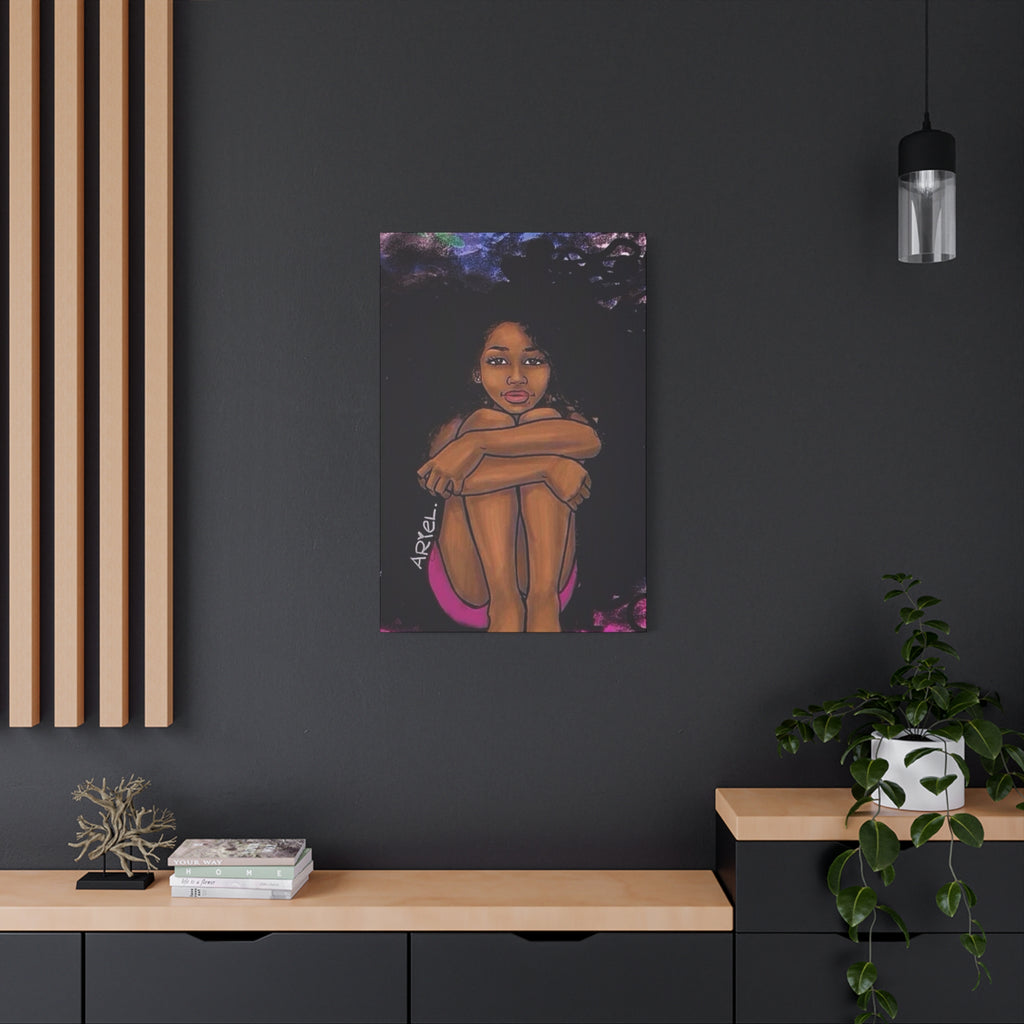 Brown Girl Matte Canvas, Stretched, 1.25"
