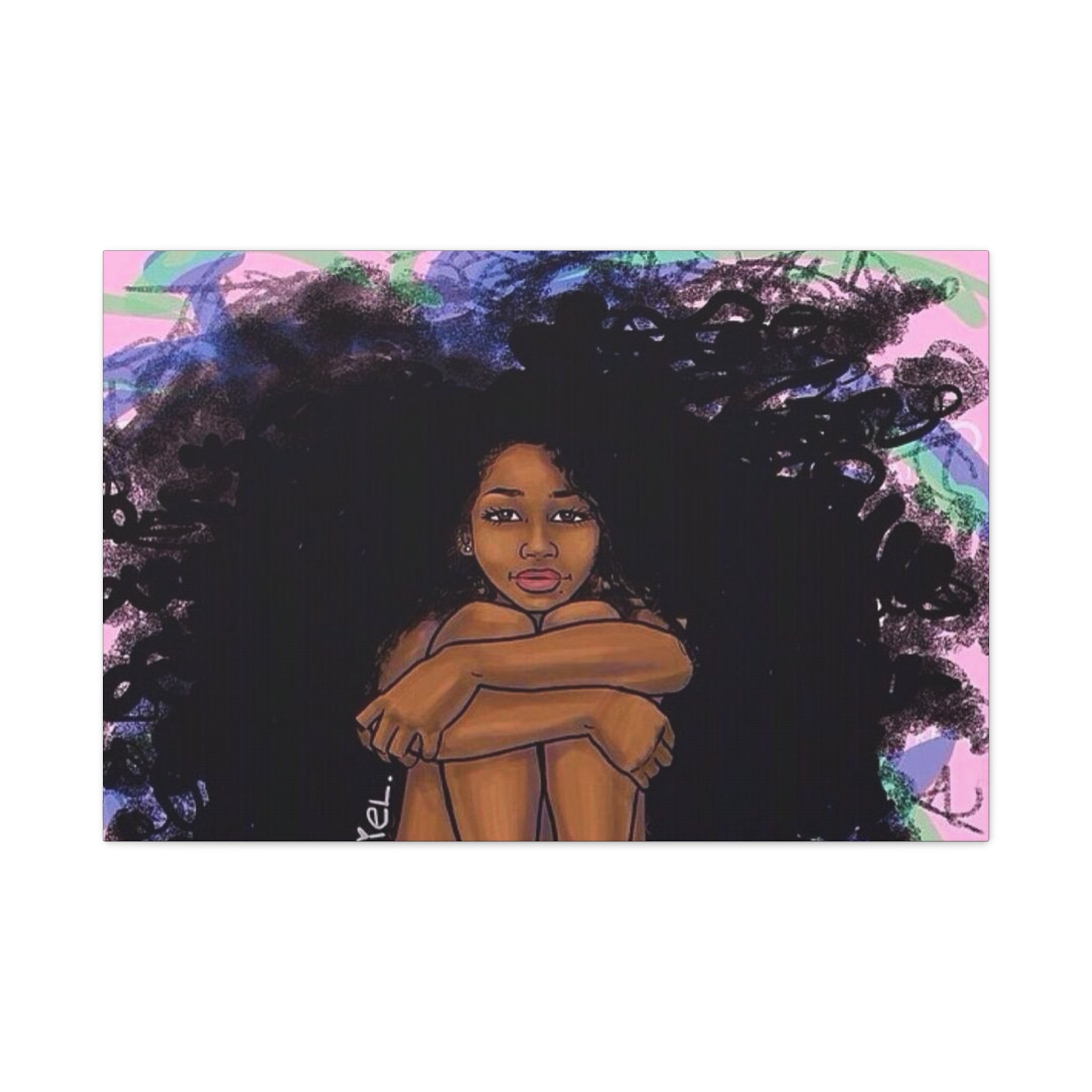 Brown Girl Matte Canvas, Stretched, 1.25"