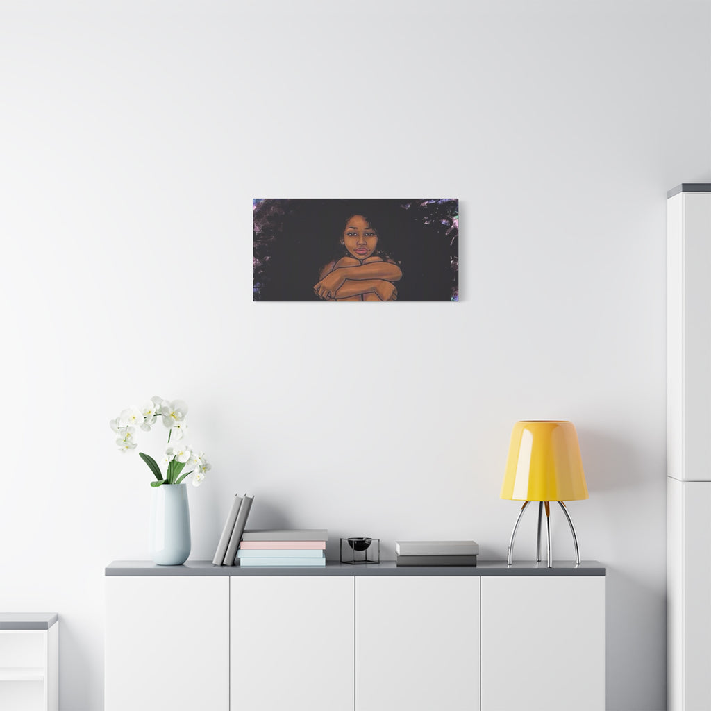 Brown Girl Matte Canvas, Stretched, 1.25"