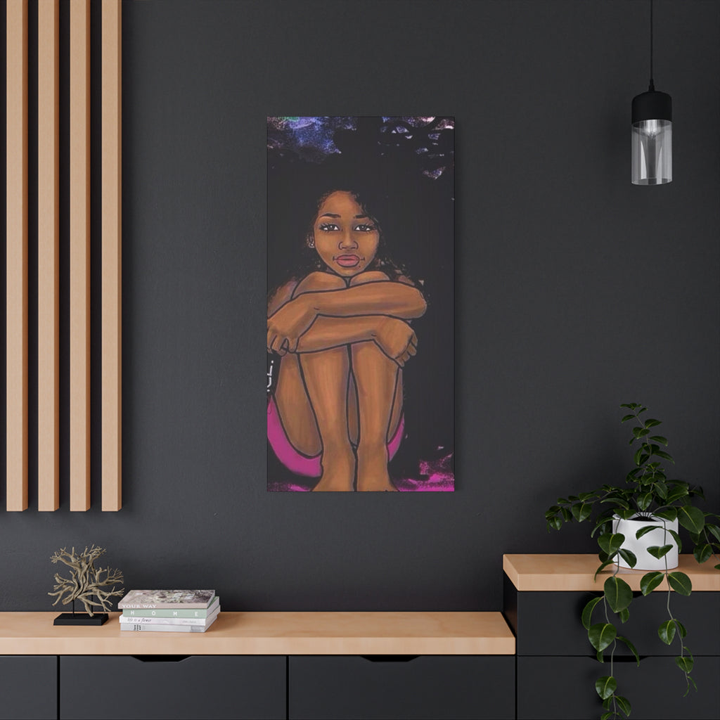Brown Girl Matte Canvas, Stretched, 1.25"
