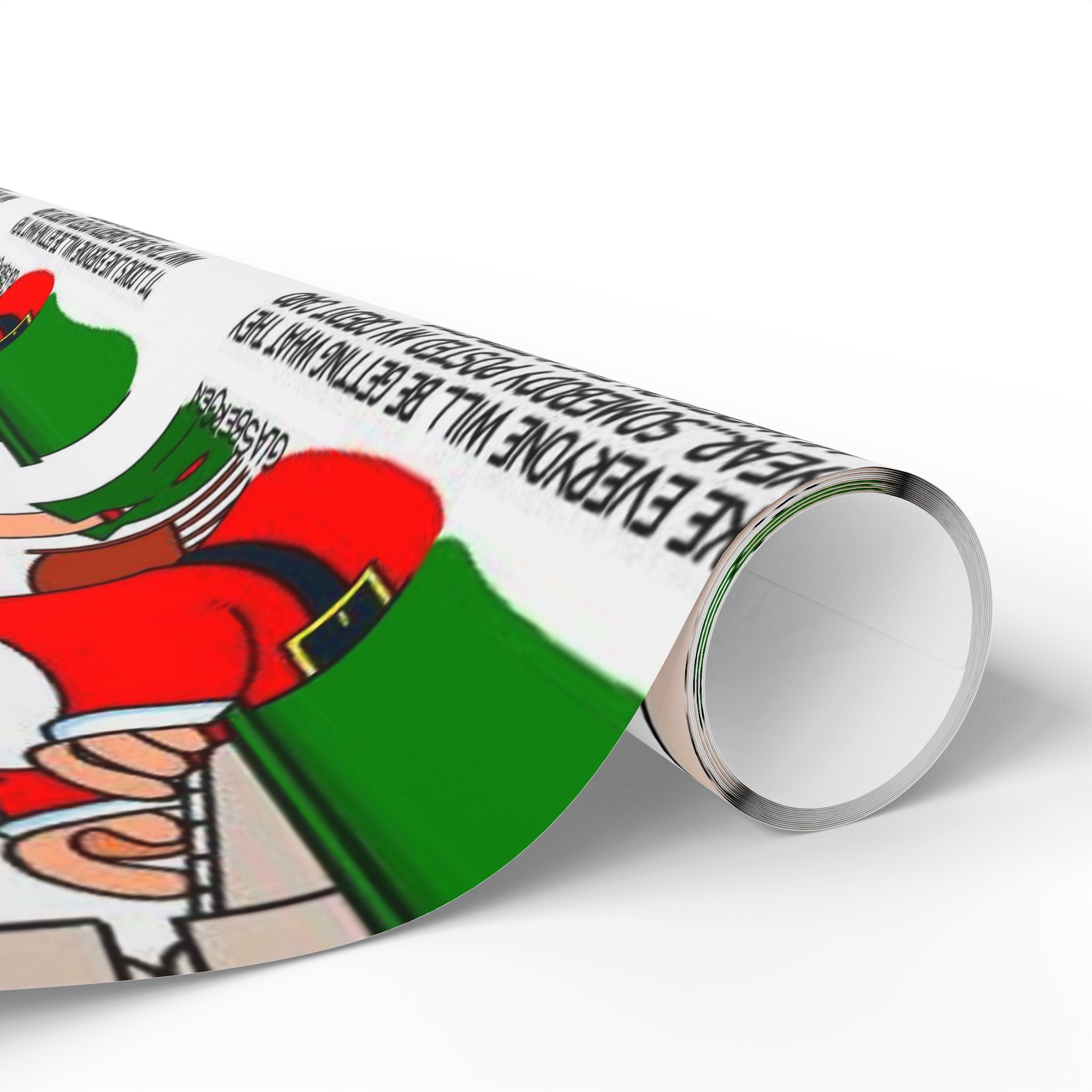 Santa stolen credit card - Festive Wrapping Paper Roll