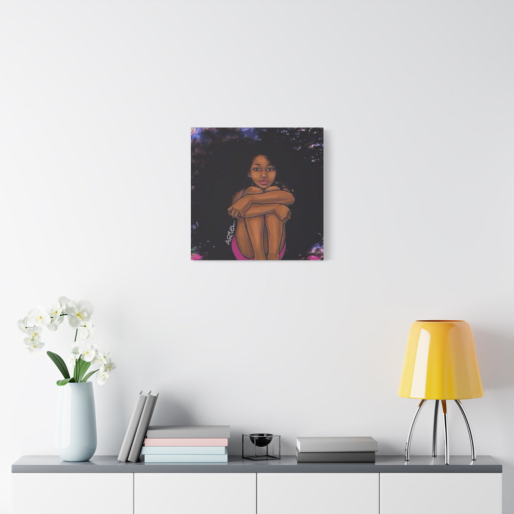 Brown Girl Matte Canvas, Stretched, 1.25"