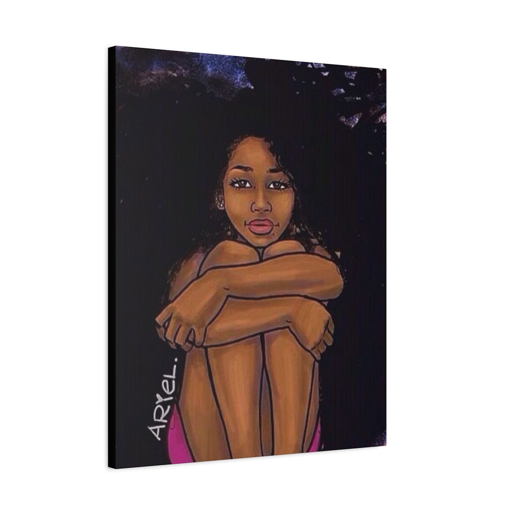 Brown Girl Matte Canvas, Stretched, 1.25"