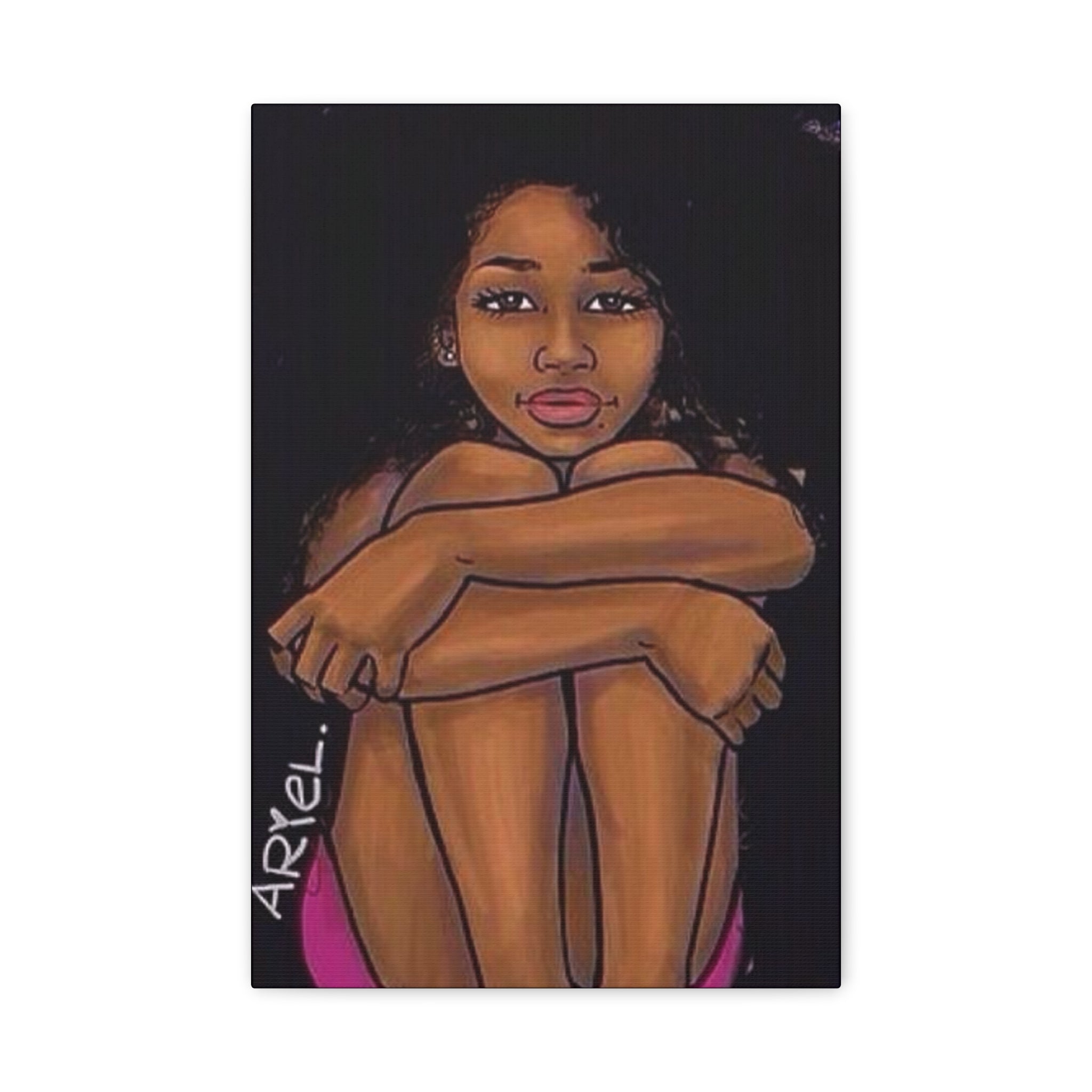 Brown Girl Matte Canvas, Stretched, 1.25"