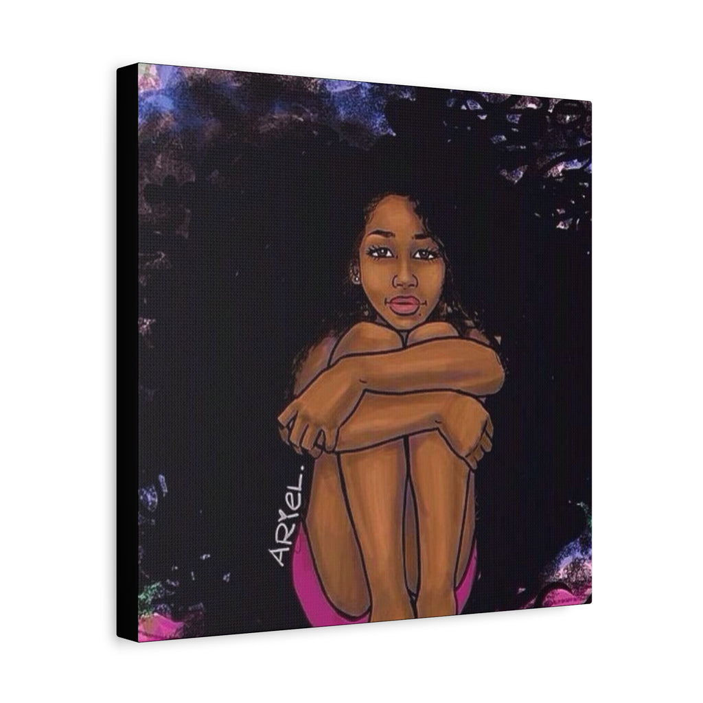 Brown Girl Matte Canvas, Stretched, 1.25"