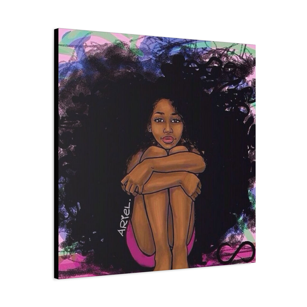 Brown Girl Matte Canvas, Stretched, 1.25"