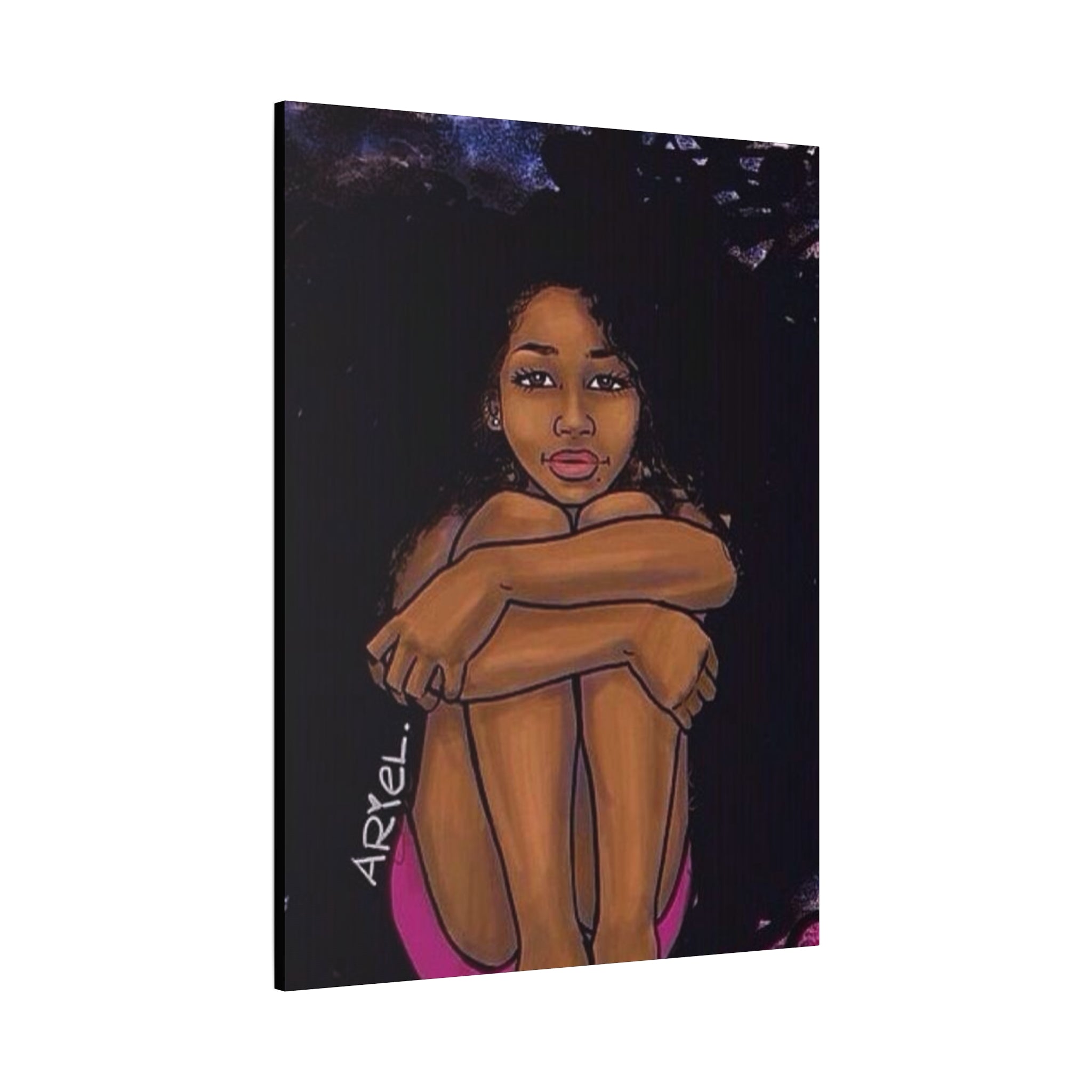 Brown Girl Matte Canvas, Stretched, 1.25"