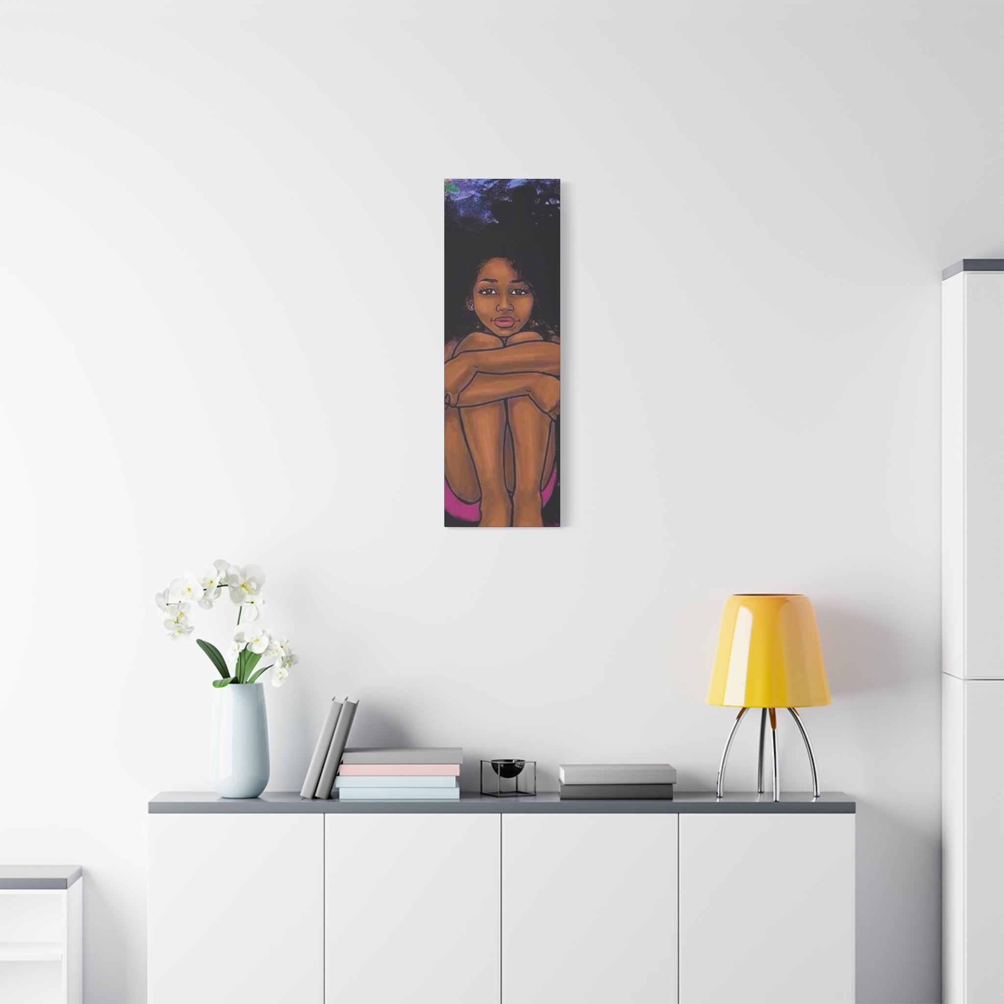 Brown Girl Matte Canvas, Stretched, 1.25"