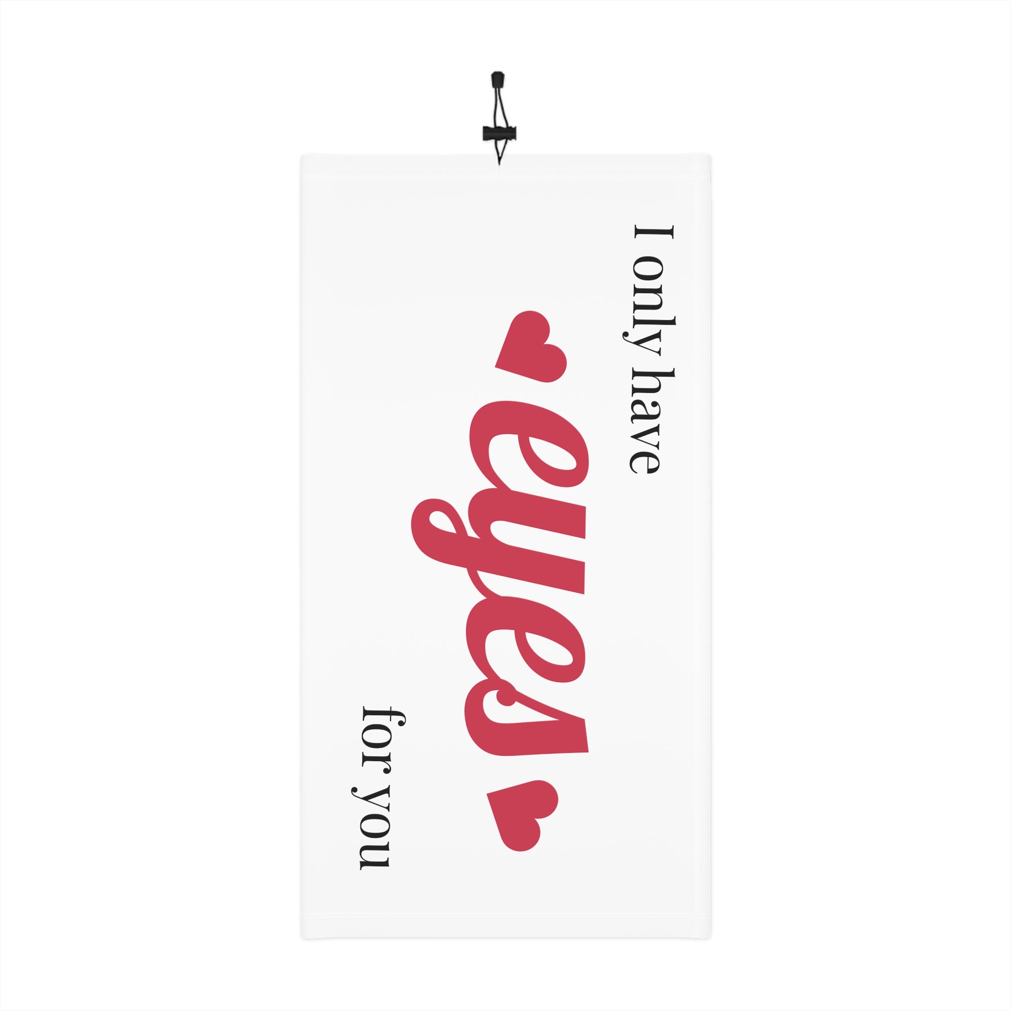 'I Only Have Eyes for You' Winter Neck Gaiter with Drawstring