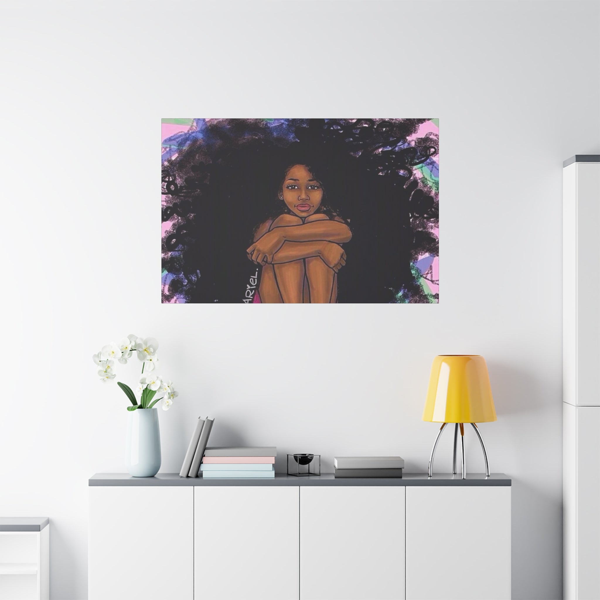 Brown Girl Matte Canvas, Stretched, 1.25"