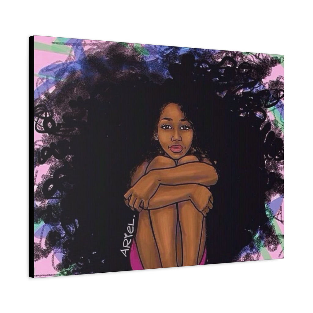 Brown Girl Matte Canvas, Stretched, 1.25"
