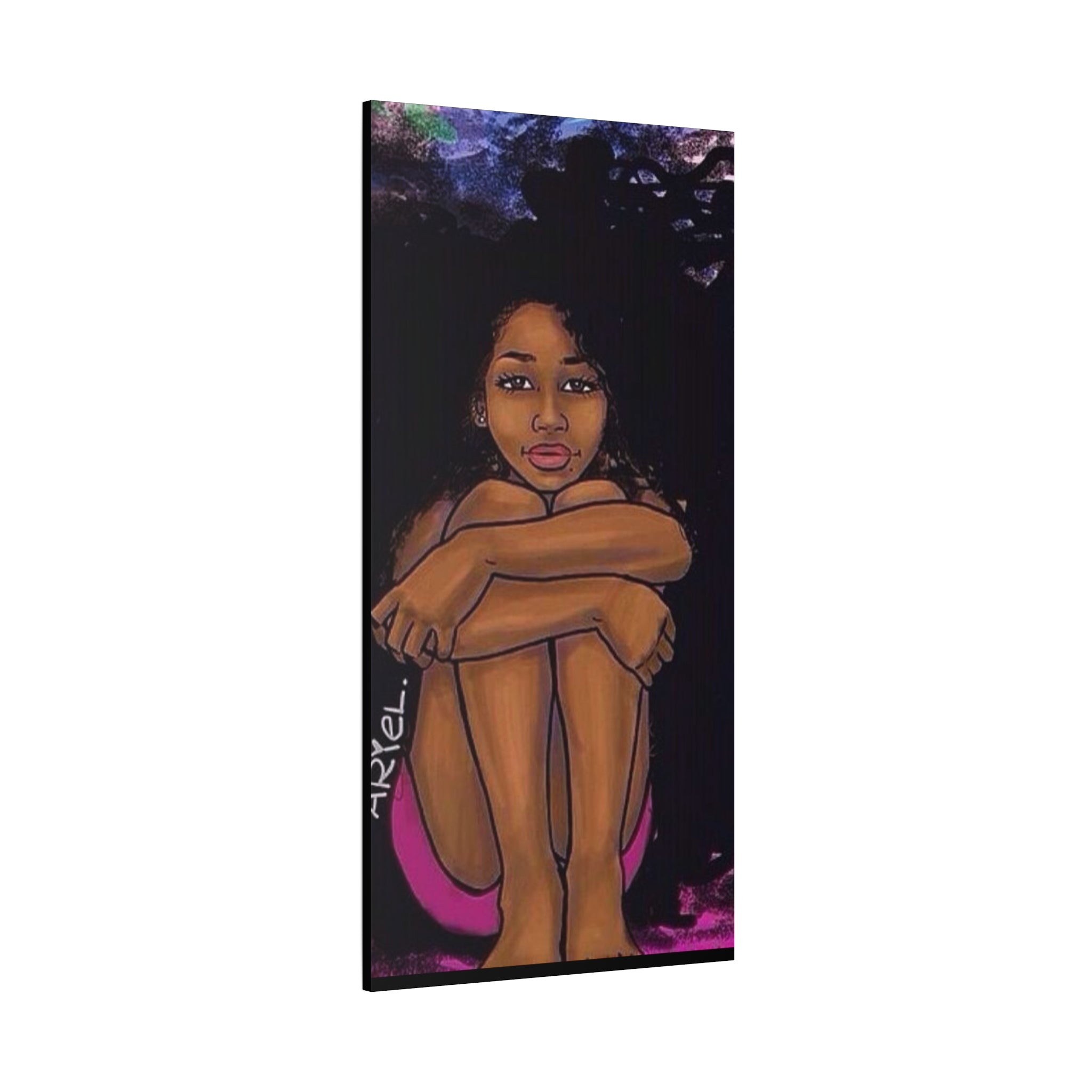 Brown Girl Matte Canvas, Stretched, 1.25"