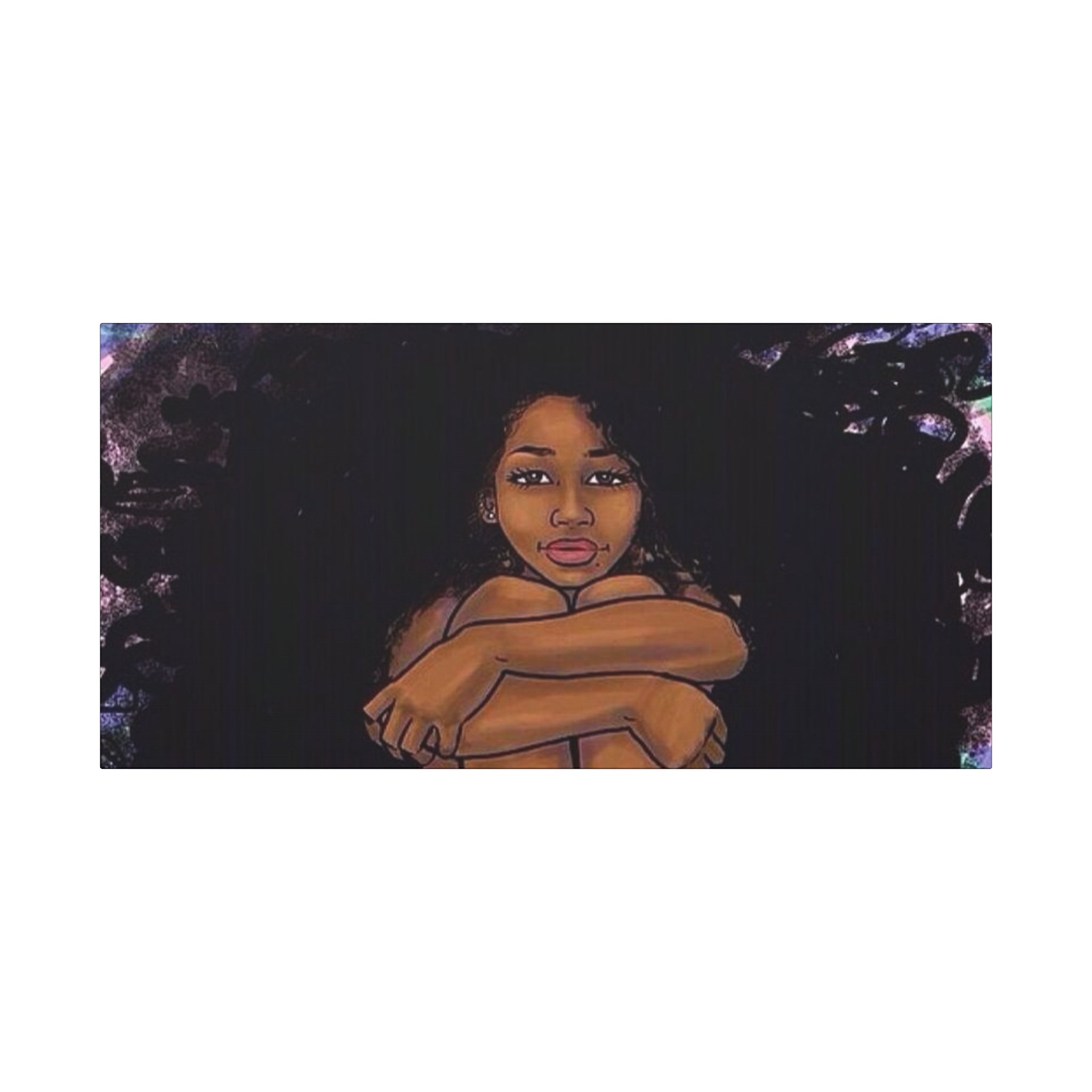 Brown Girl Matte Canvas, Stretched, 1.25"