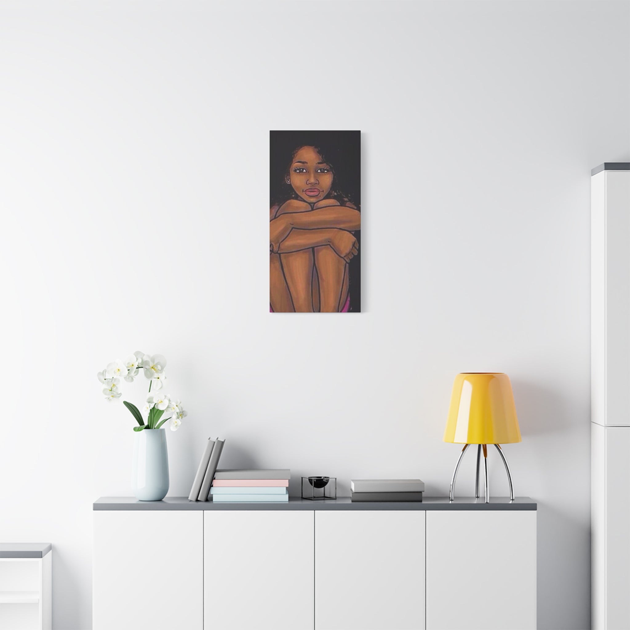 Brown Girl Matte Canvas, Stretched, 1.25"