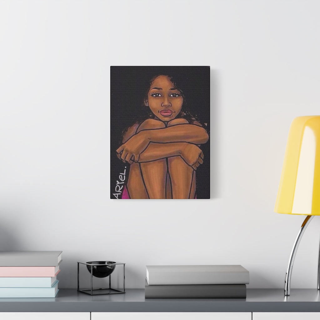 Brown Girl Matte Canvas, Stretched, 1.25"