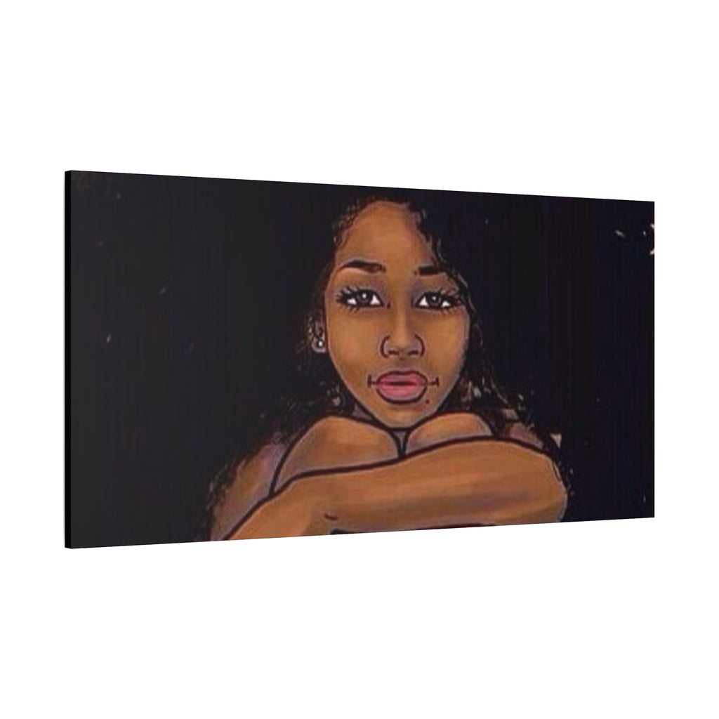 Brown Girl Matte Canvas, Stretched, 1.25"