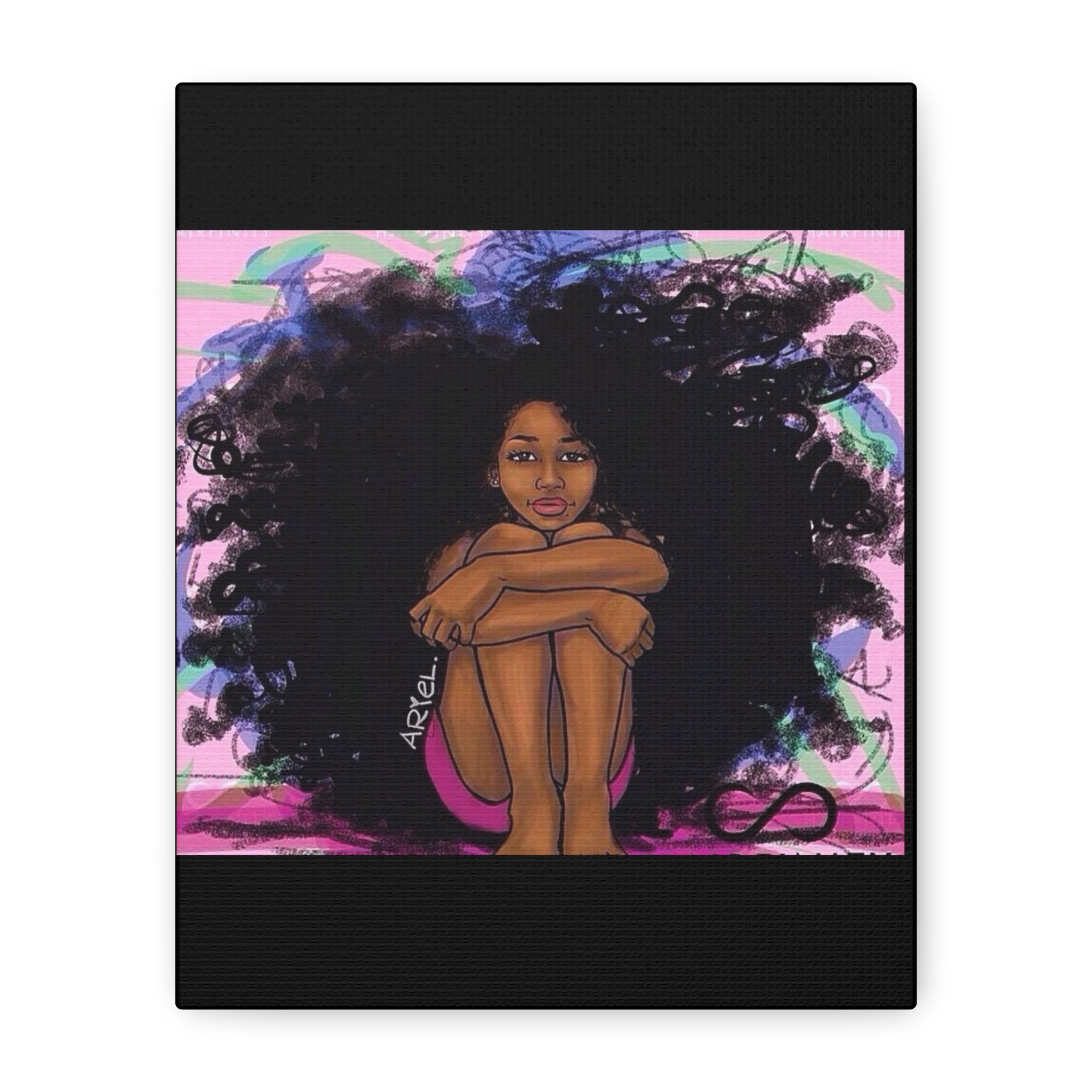 Brown Girl Matte Canvas, Stretched, 1.25"