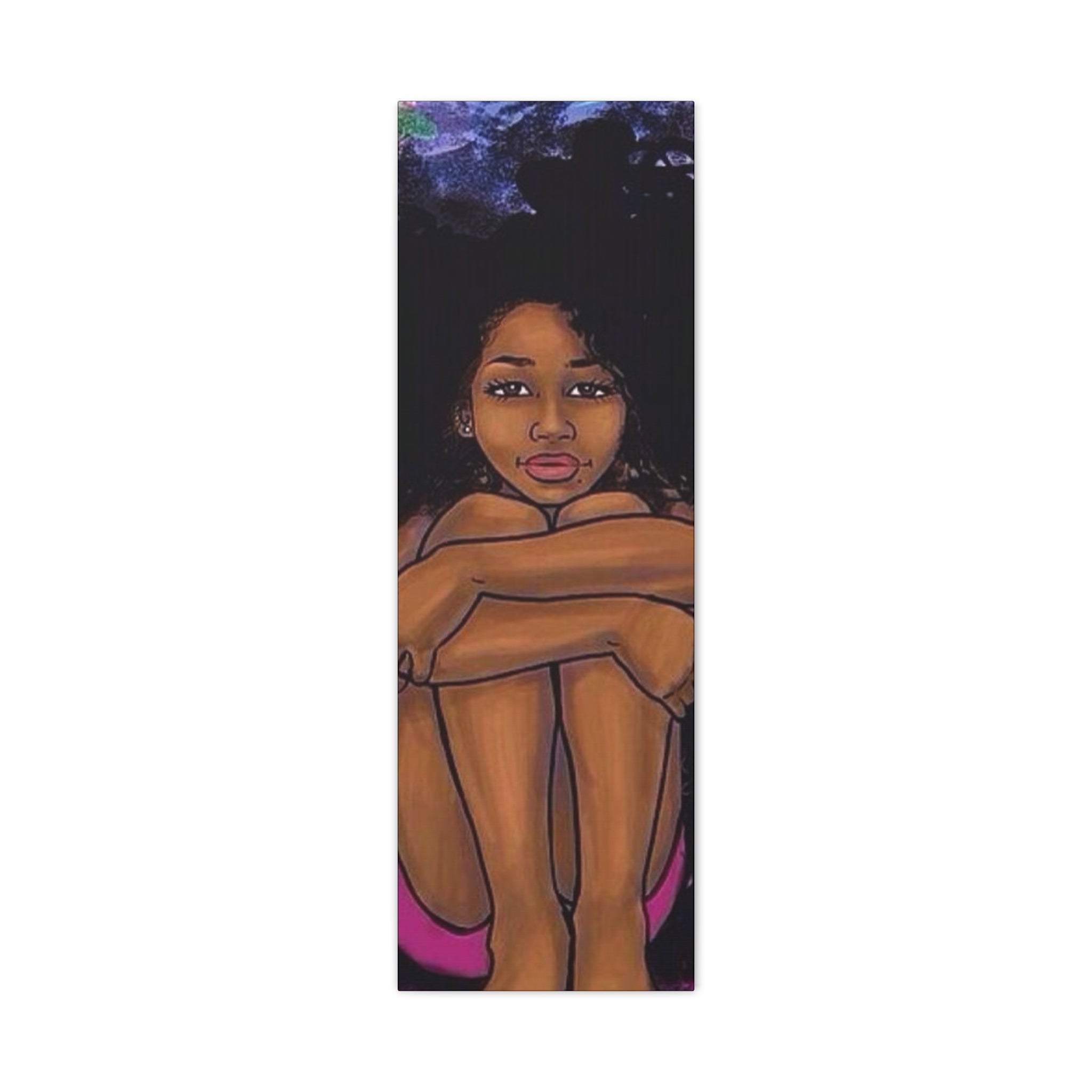 Brown Girl Matte Canvas, Stretched, 1.25"