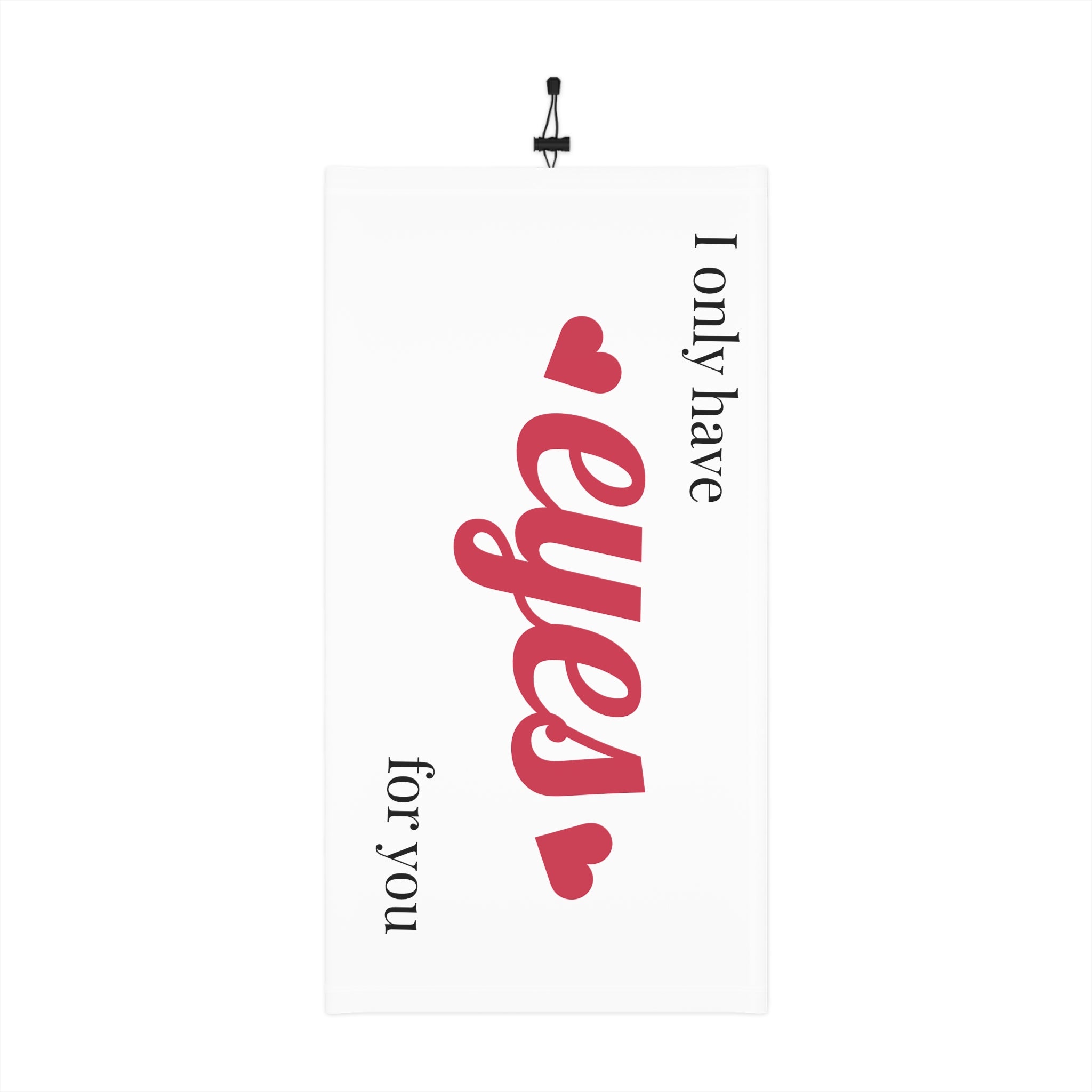 'I Only Have Eyes for You' Winter Neck Gaiter with Drawstring