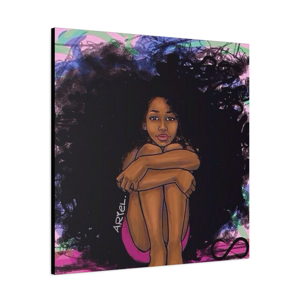 Brown Girl Matte Canvas, Stretched, 1.25"