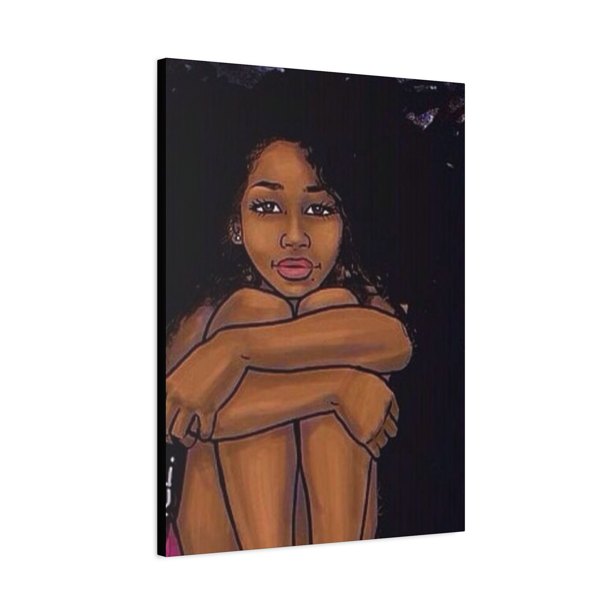 Brown Girl Matte Canvas, Stretched, 1.25"