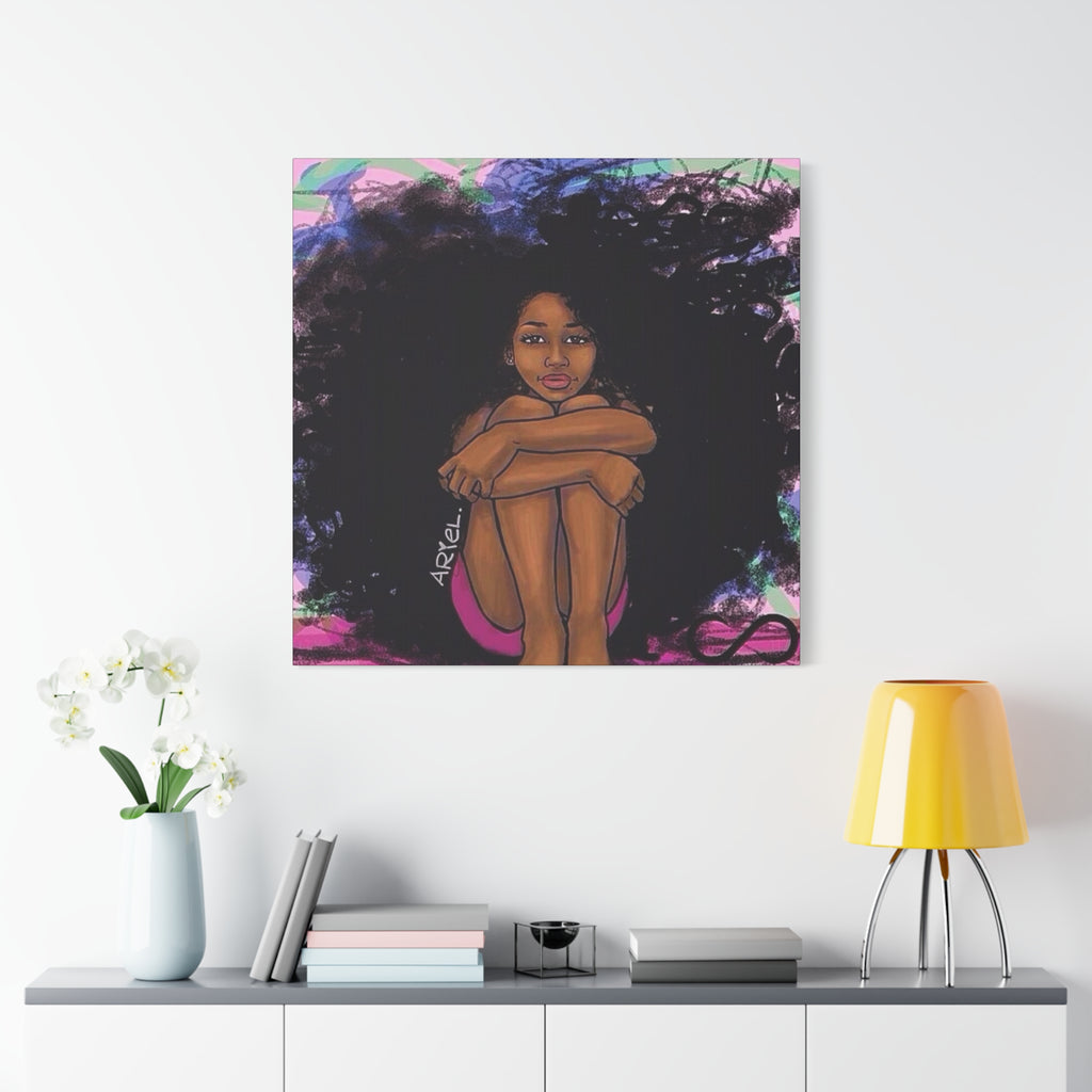 Brown Girl Matte Canvas, Stretched, 1.25"
