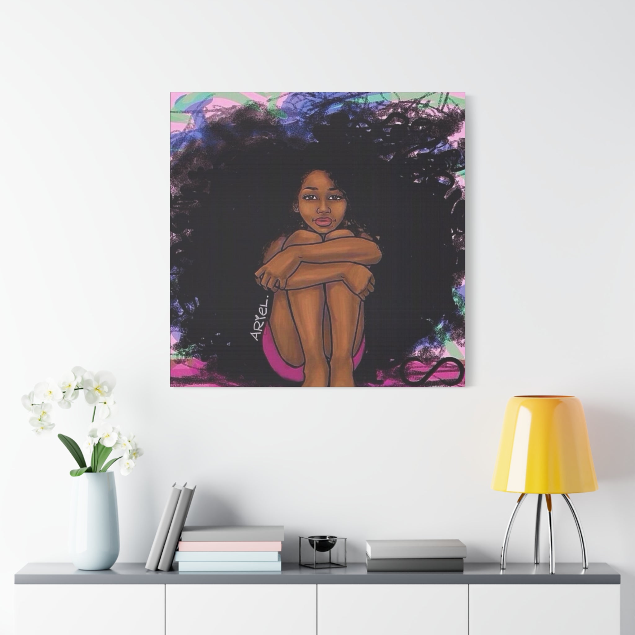 Brown Girl Matte Canvas, Stretched, 1.25"