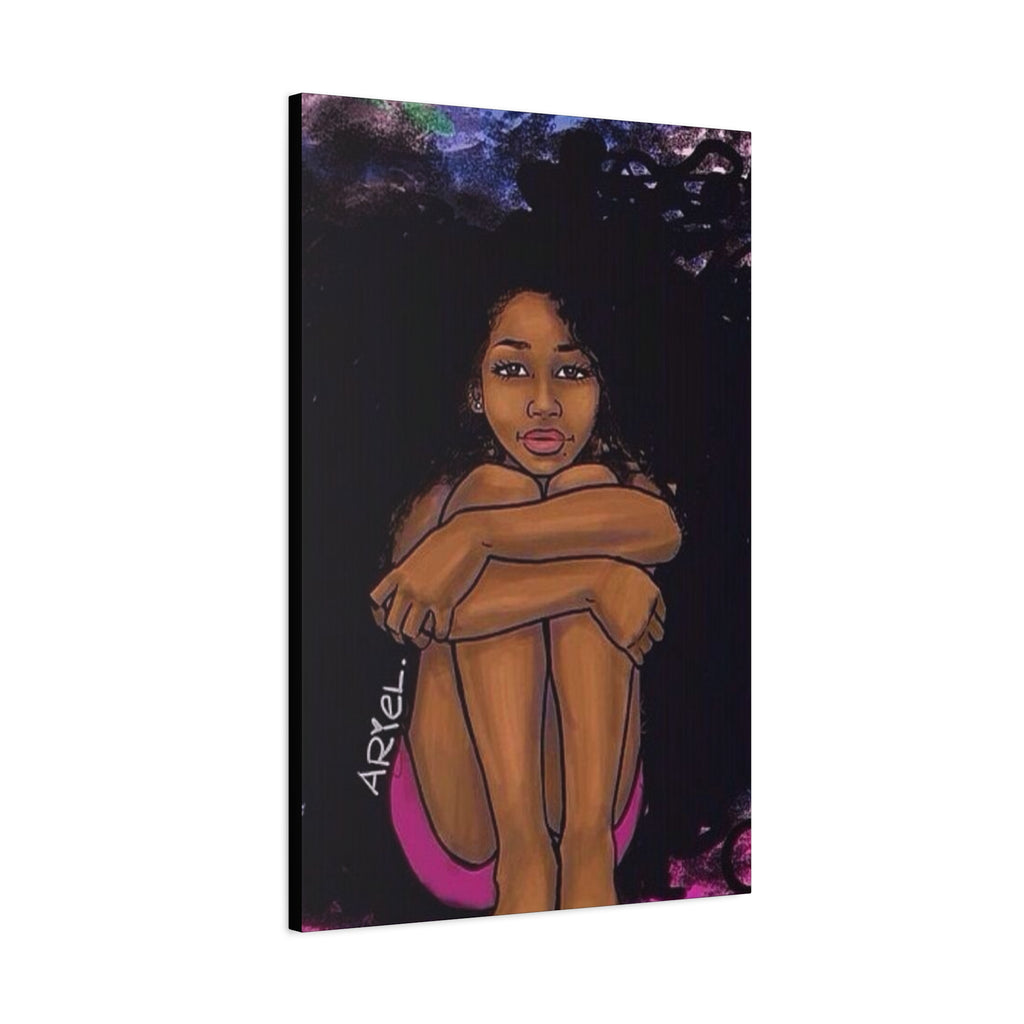 Brown Girl Matte Canvas, Stretched, 1.25"