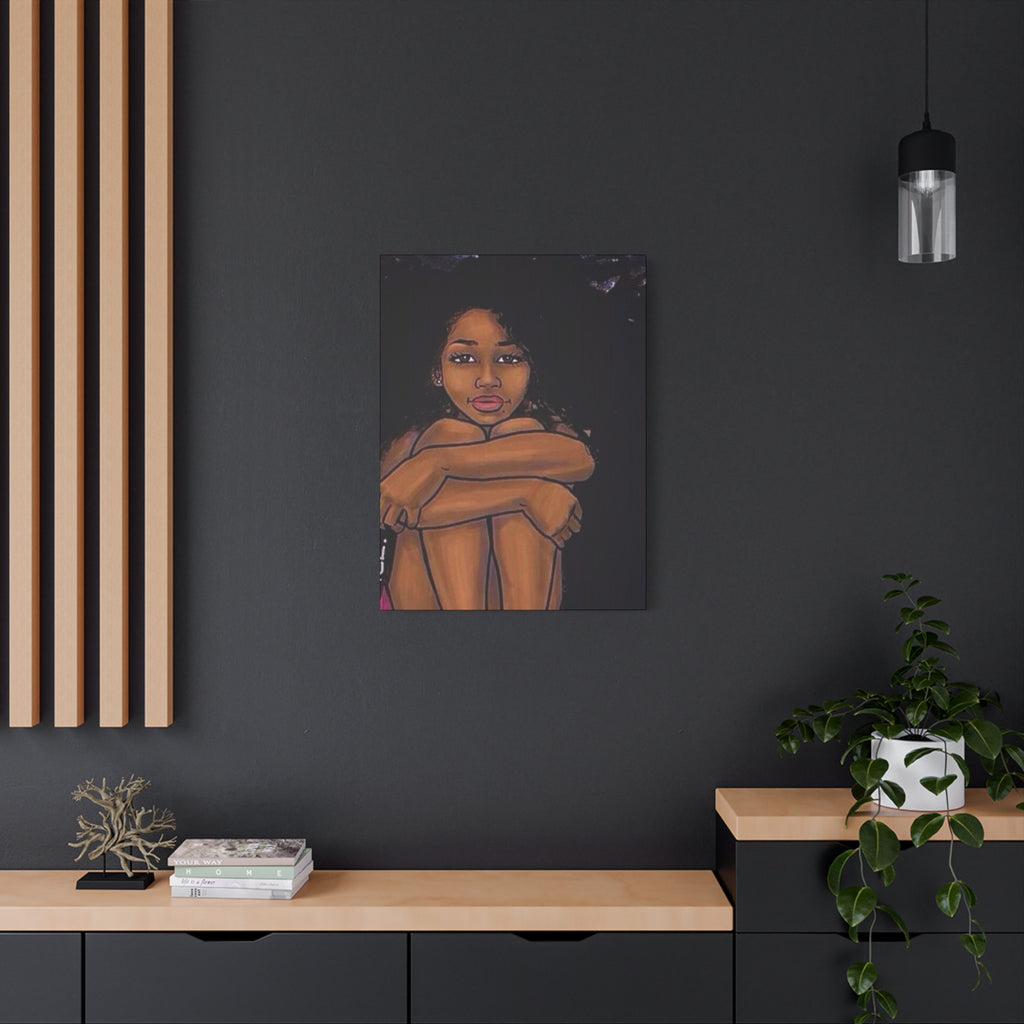 Brown Girl Matte Canvas, Stretched, 1.25"