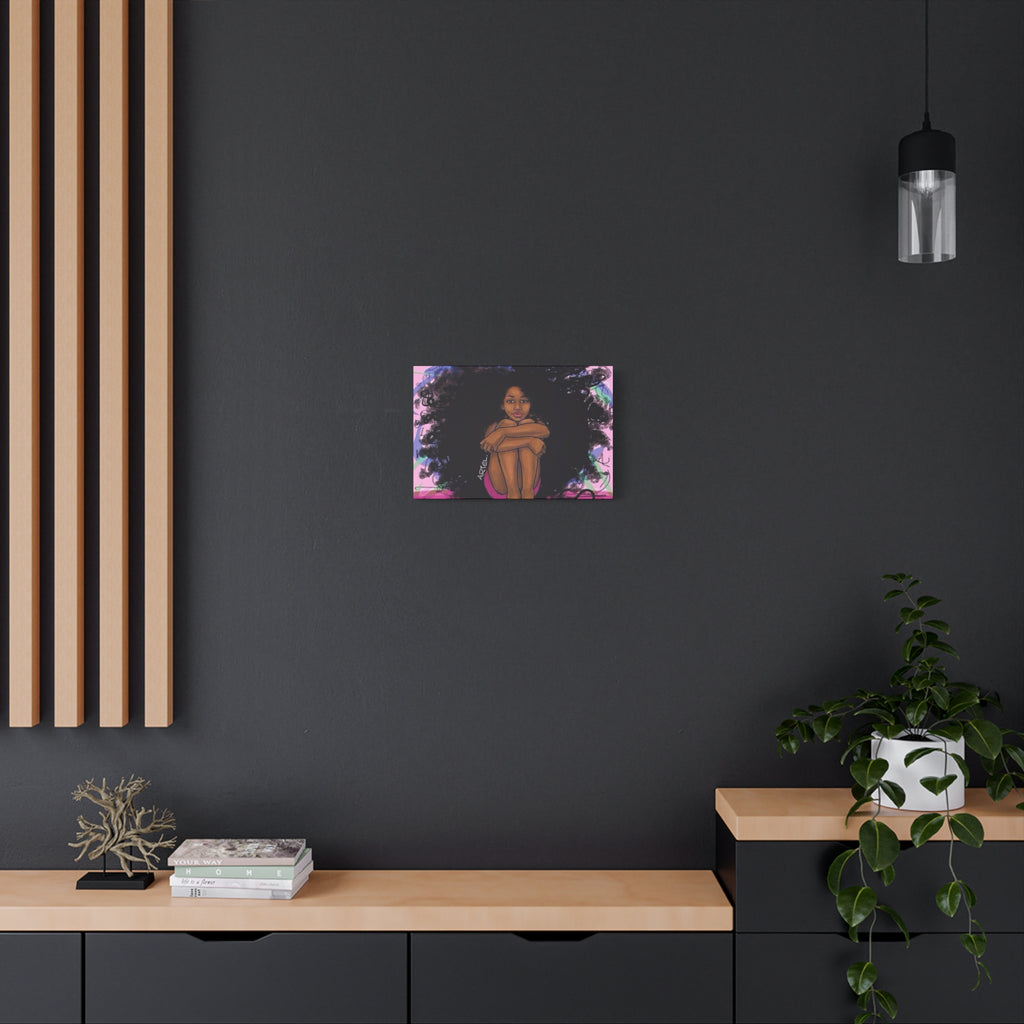 Brown Girl Matte Canvas, Stretched, 1.25"