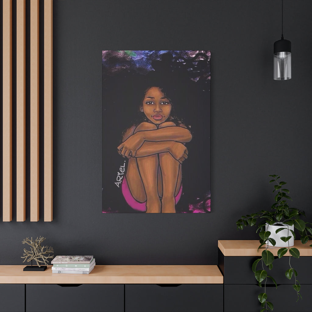 Brown Girl Matte Canvas, Stretched, 1.25"