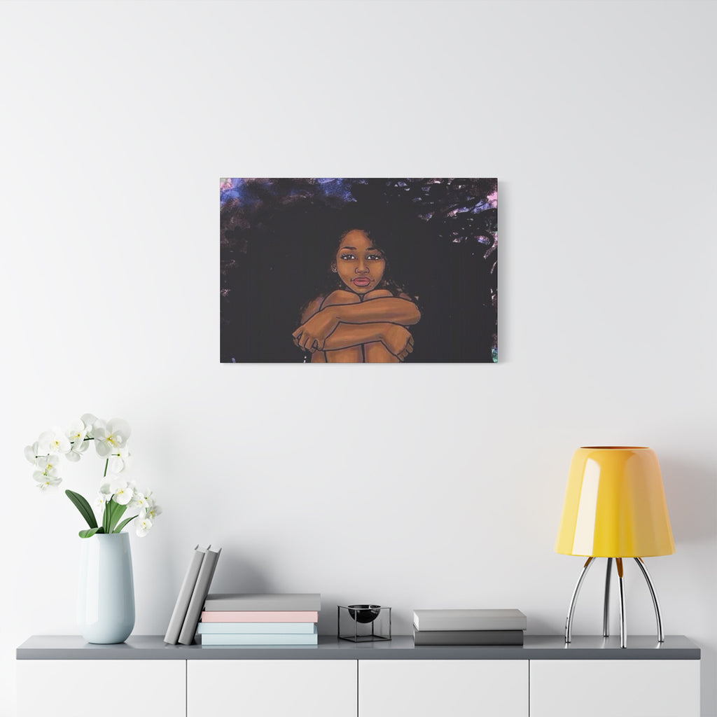 Brown Girl Matte Canvas, Stretched, 1.25"