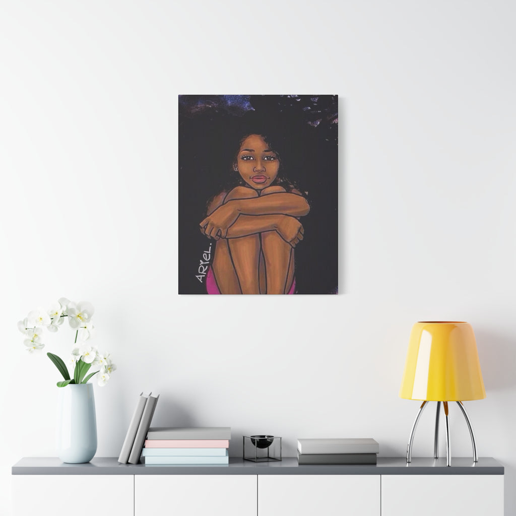Brown Girl Matte Canvas, Stretched, 1.25"