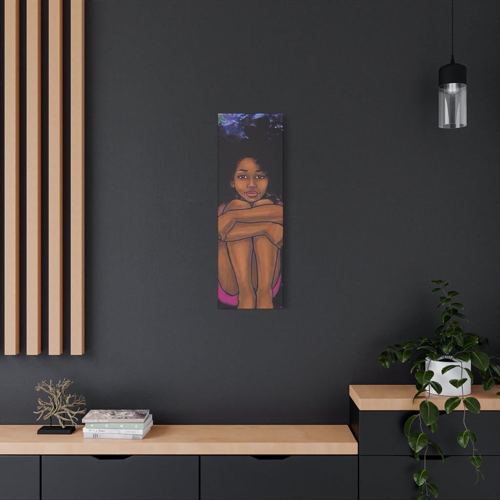Brown Girl Matte Canvas, Stretched, 1.25"