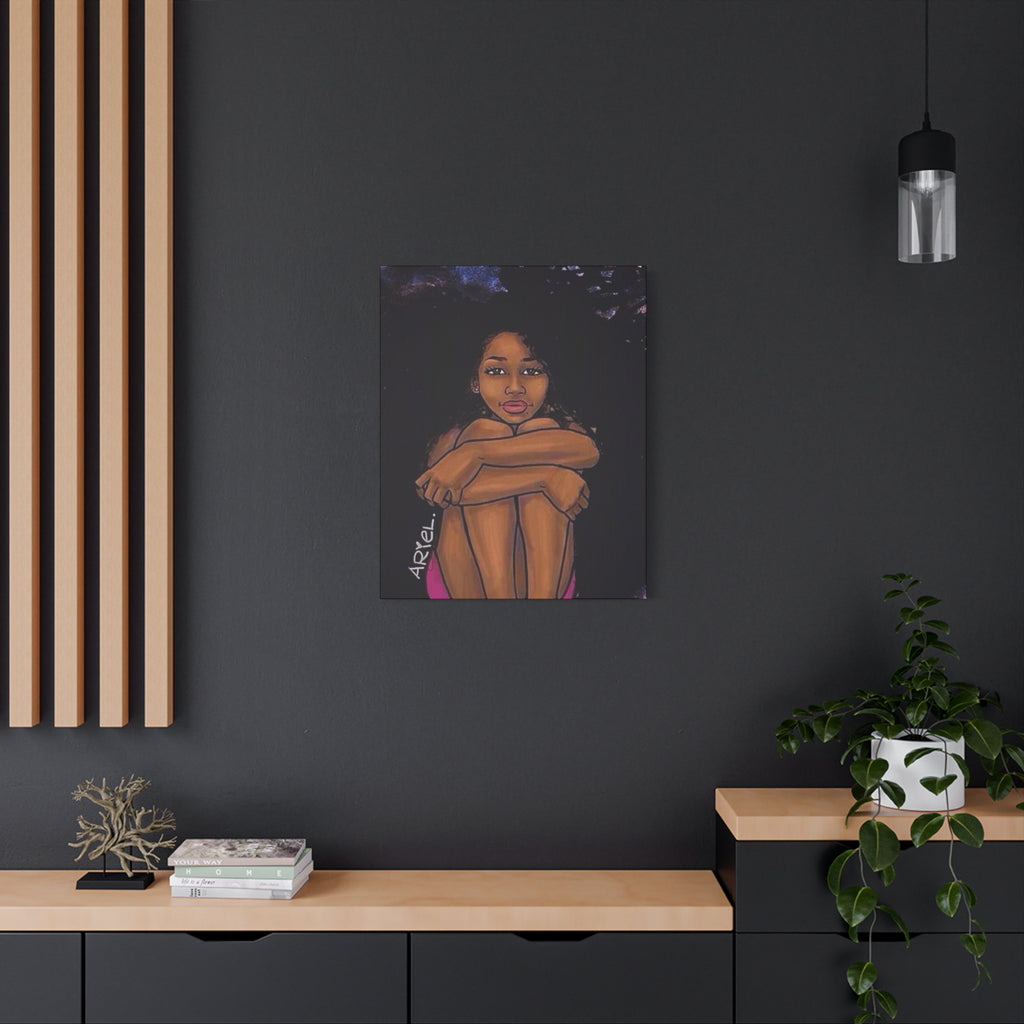 Brown Girl Matte Canvas, Stretched, 1.25"