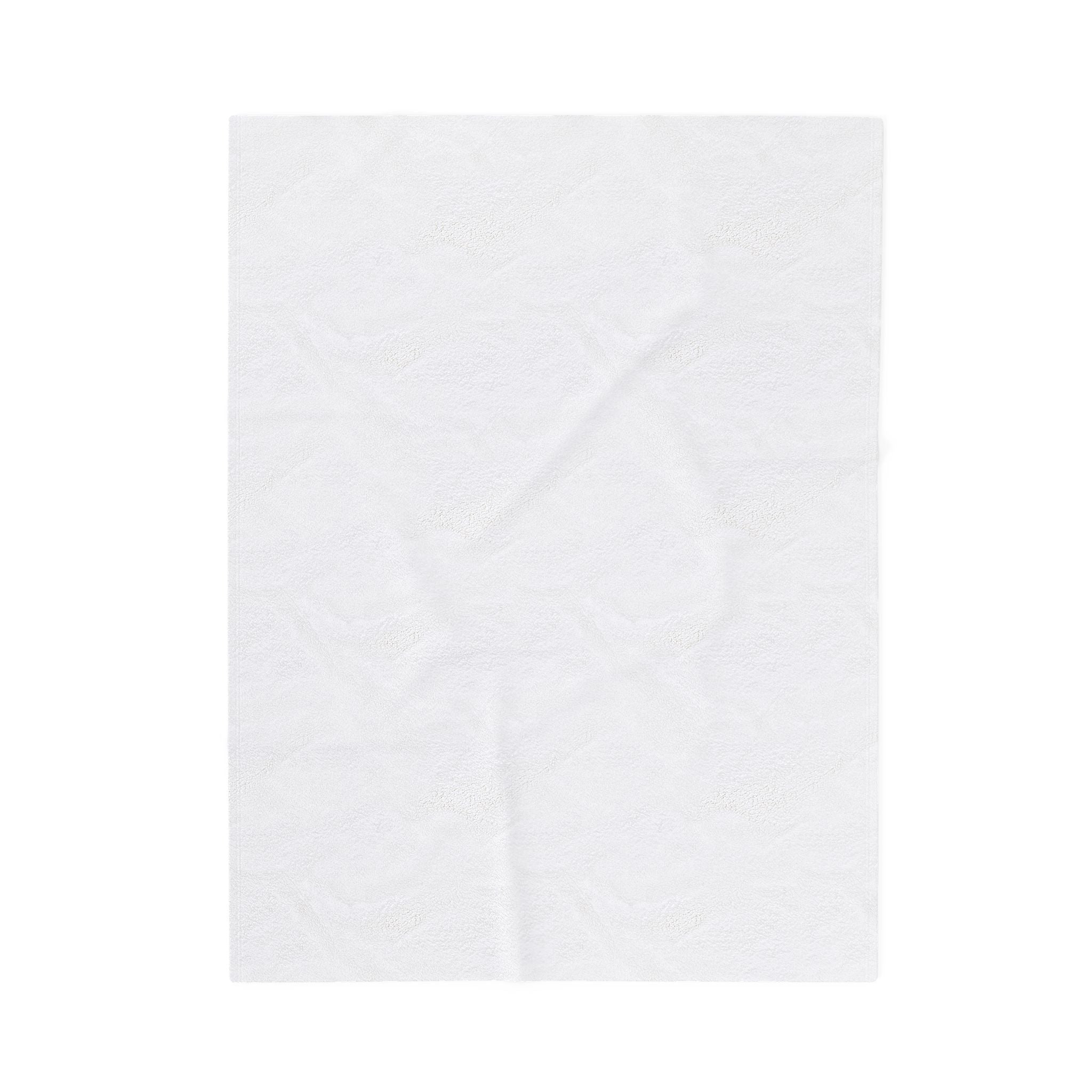 Cosmic Connection - I’ll be his world & he’ll be my universe - Couple Embracing Velveteen Plush Blanket