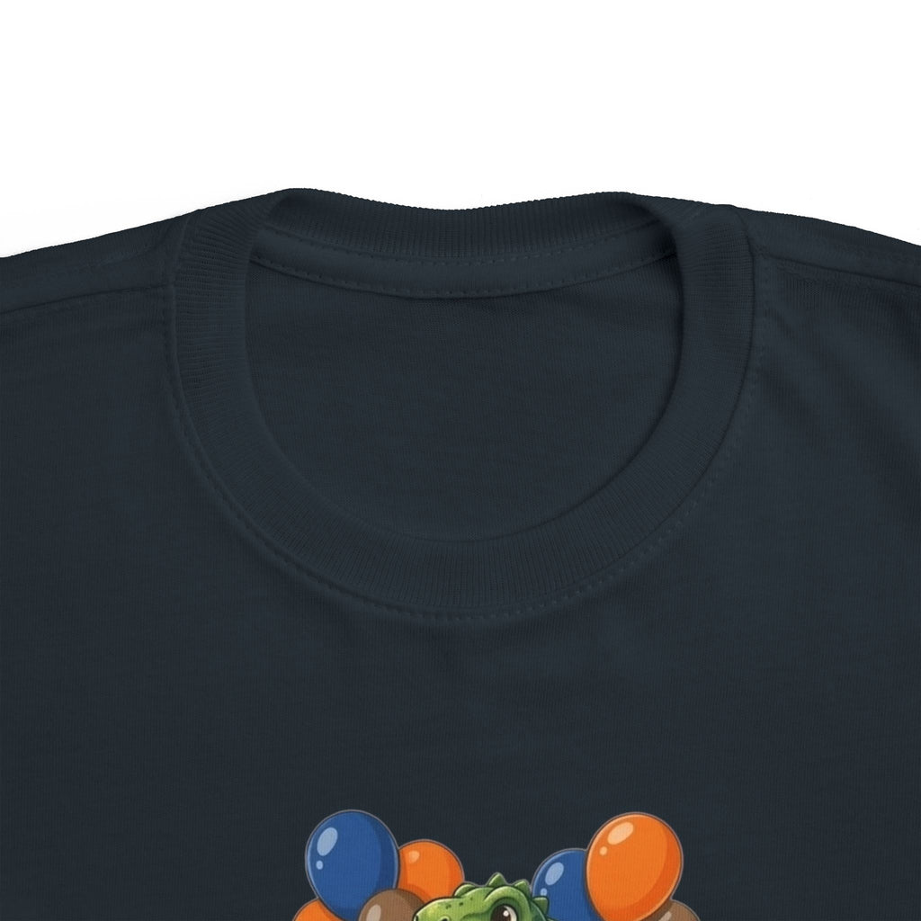 Toddler Birthday Dino Tee — "Birthday Boy" Personalized Name Shirt