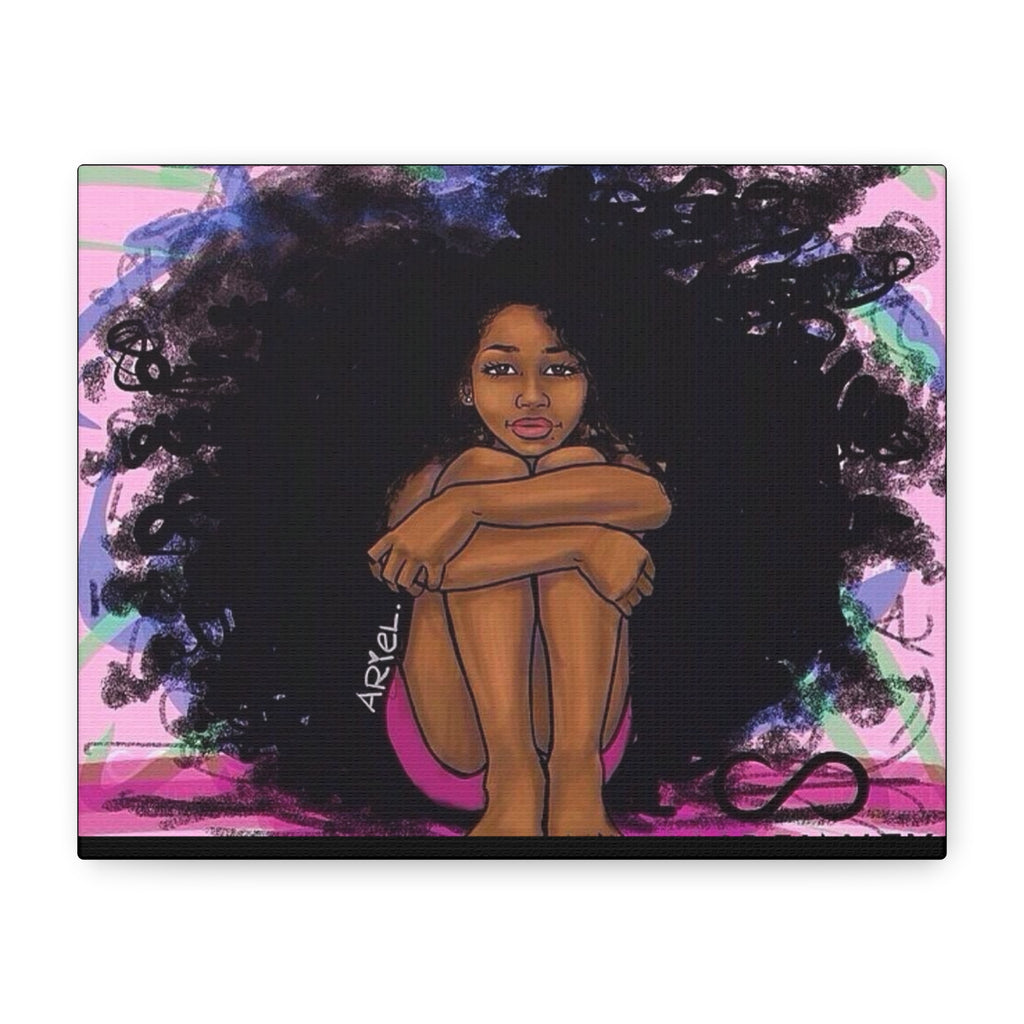 Brown Girl Matte Canvas, Stretched, 1.25"