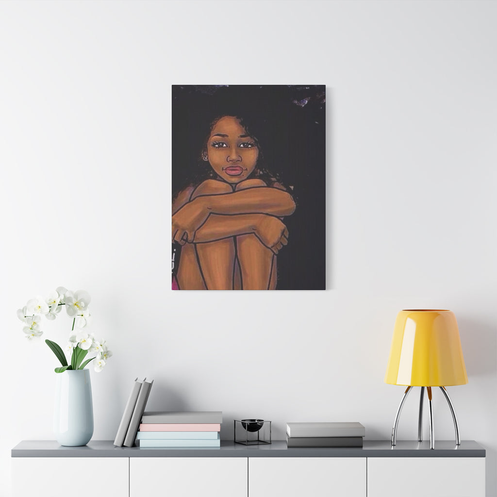Brown Girl Matte Canvas, Stretched, 1.25"