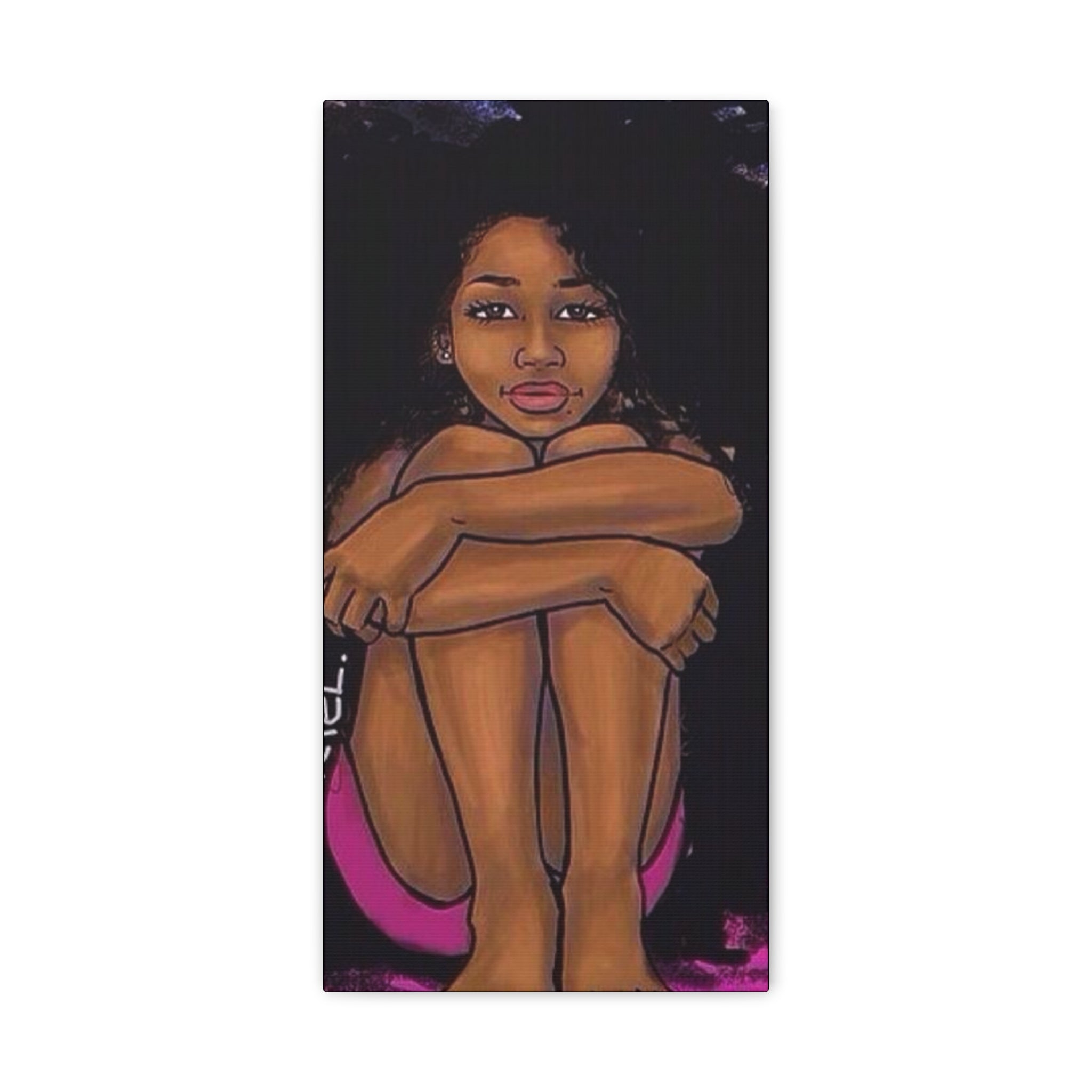 Brown Girl Matte Canvas, Stretched, 1.25"