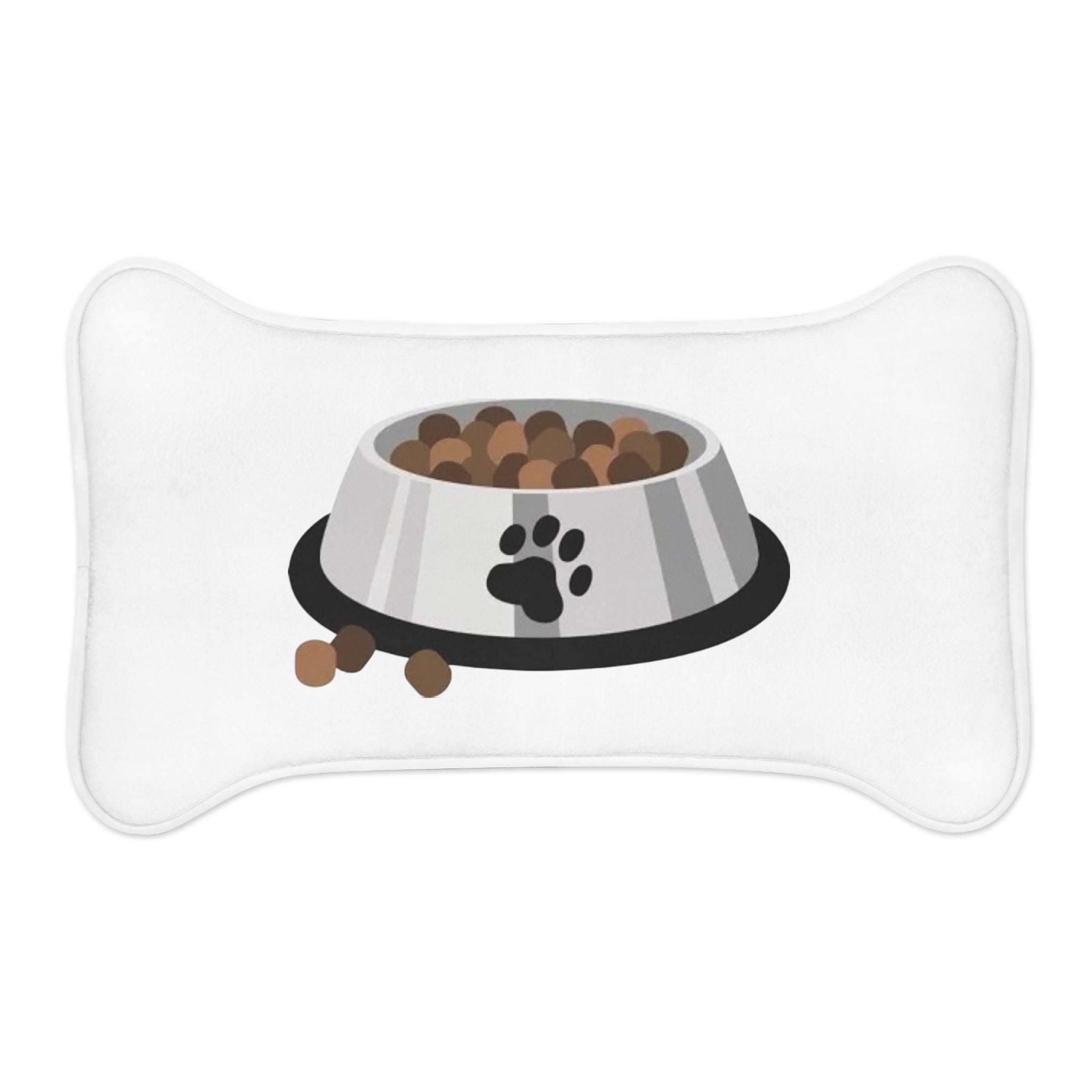 Pet Feeding Mat - Dog Bone and Cat Fish Design Non-Slip Mat