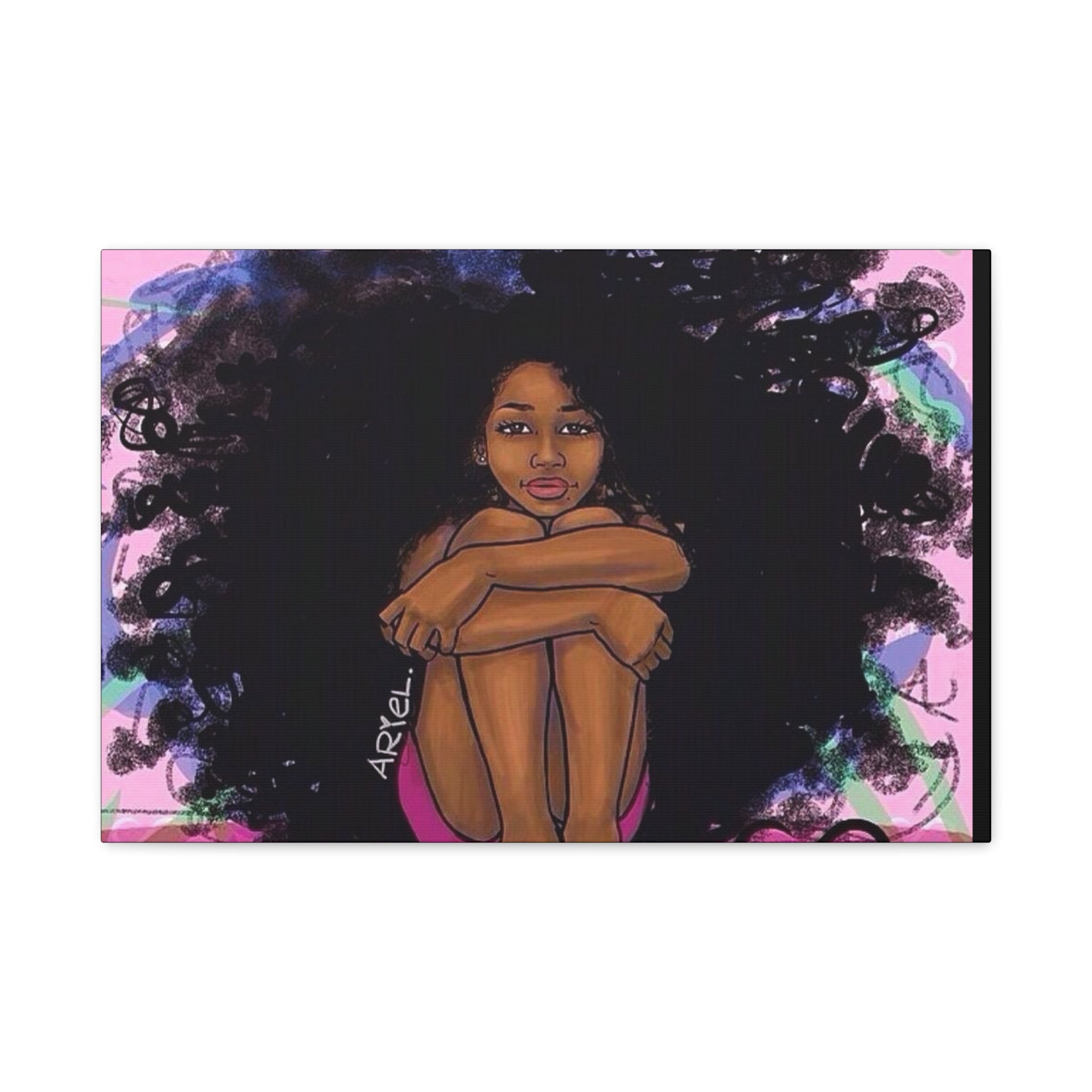 Brown Girl Matte Canvas, Stretched, 1.25"
