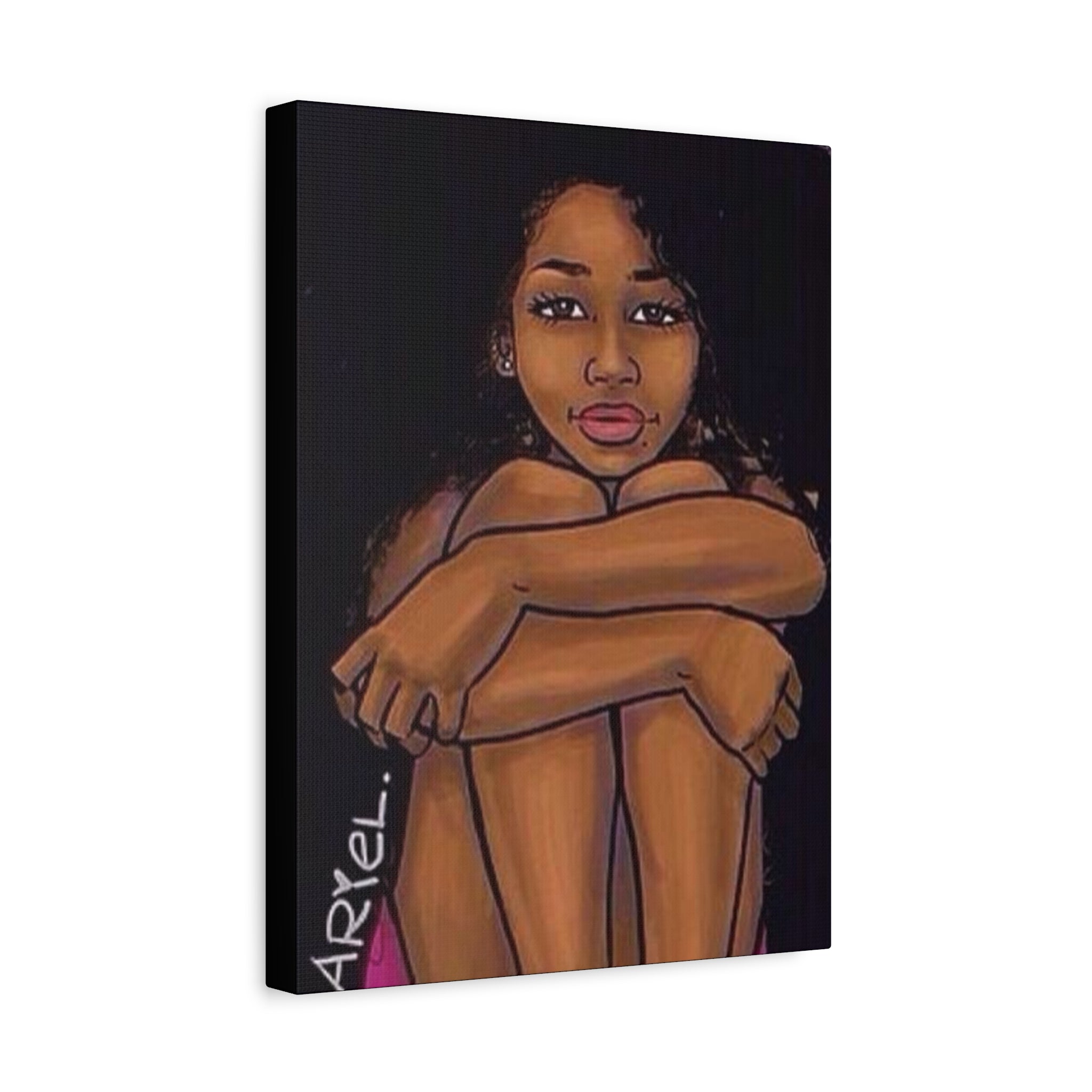 Brown Girl Matte Canvas, Stretched, 1.25"