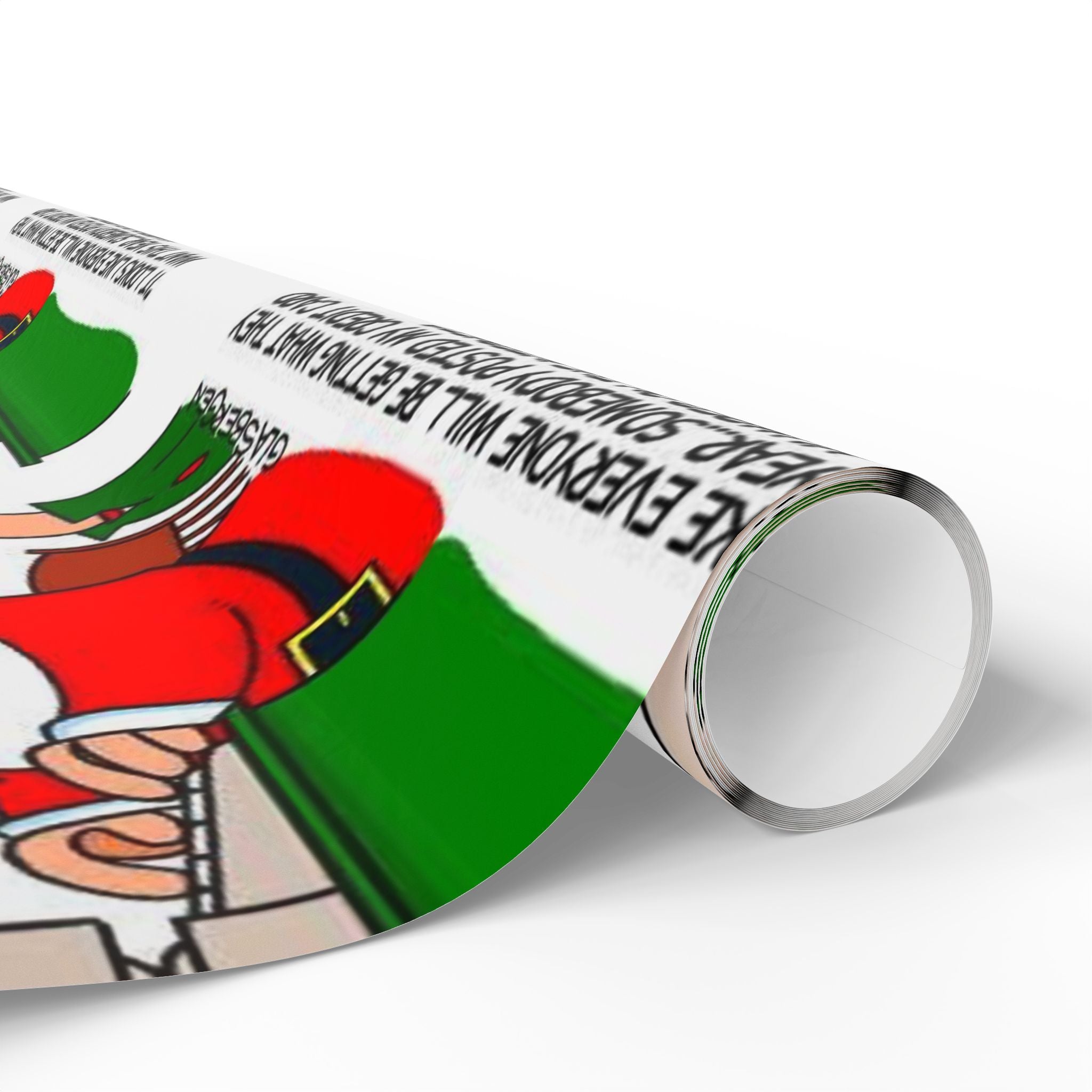 Santa stolen credit card - Festive Wrapping Paper Roll