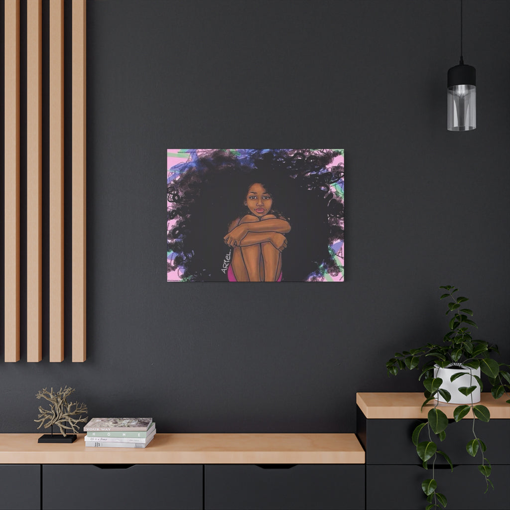 Brown Girl Matte Canvas, Stretched, 1.25"